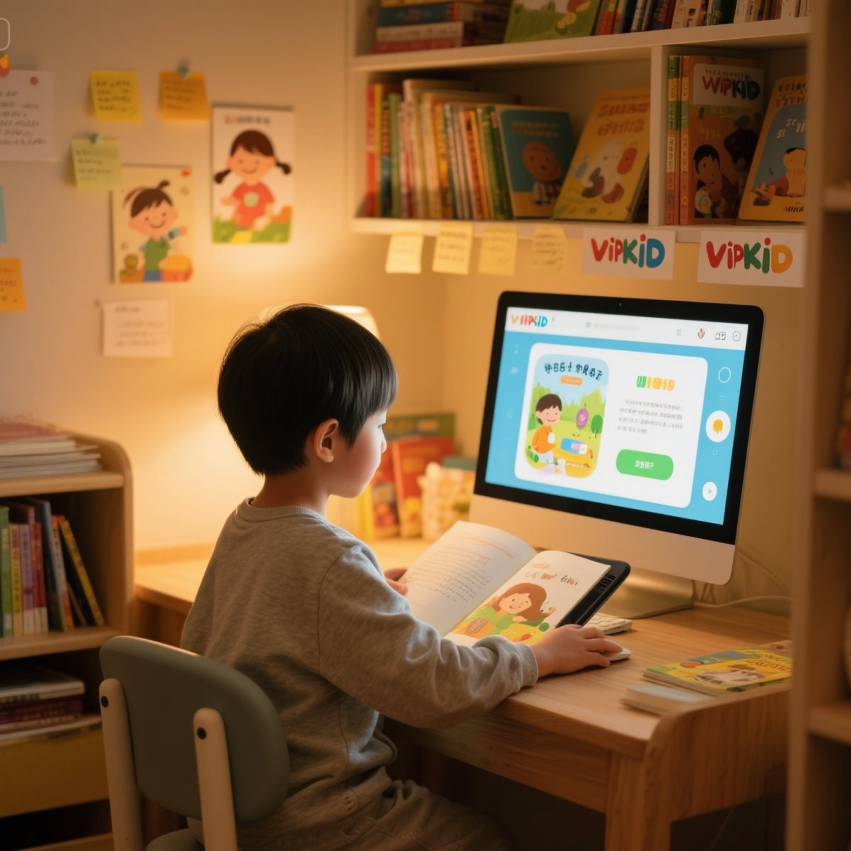 VIPKID 的教材是否包含阅读材料？