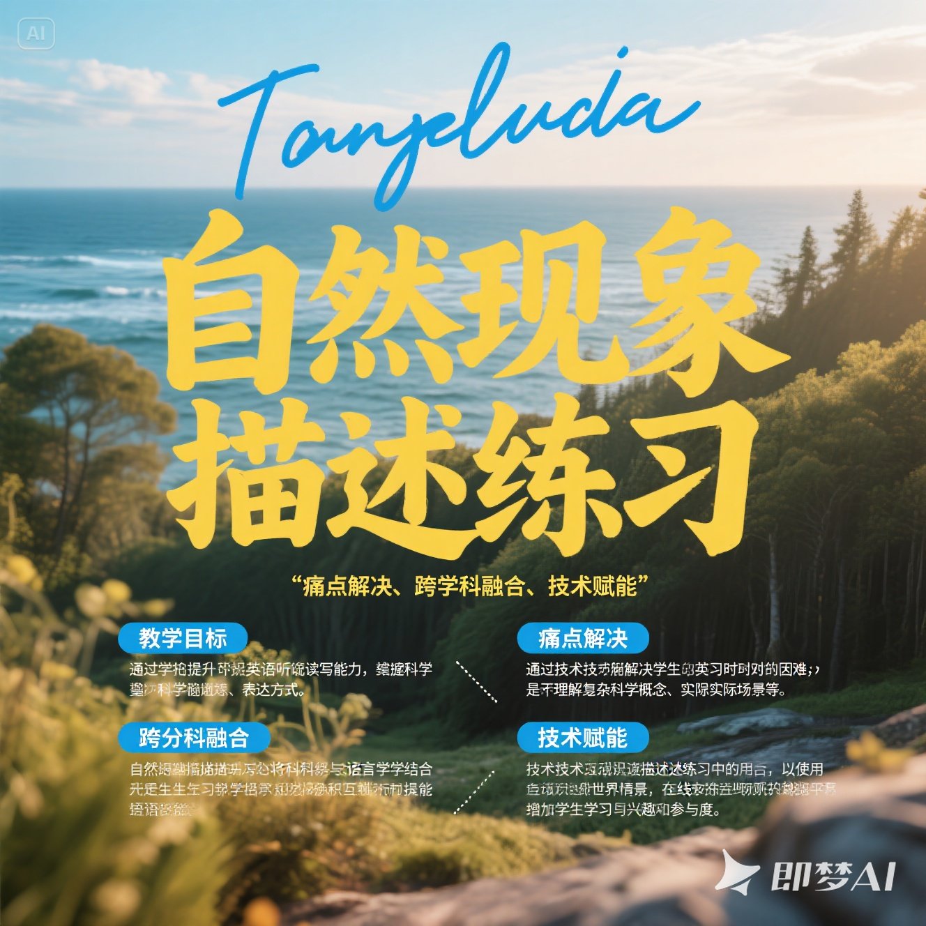 六年级英语自然现象描述练习？