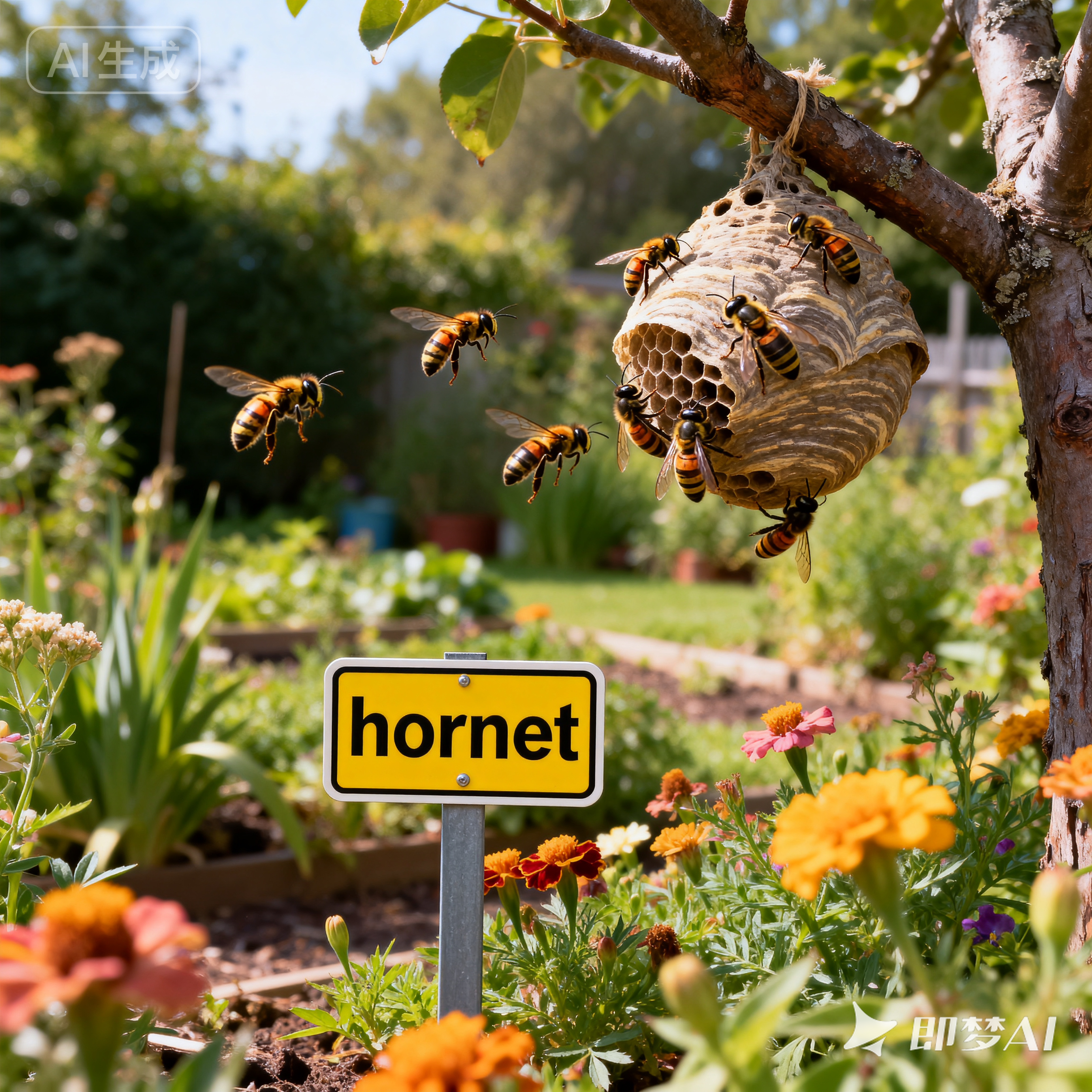 hornet是什么意思_hornet怎么读_音标'hɔ-nɪt