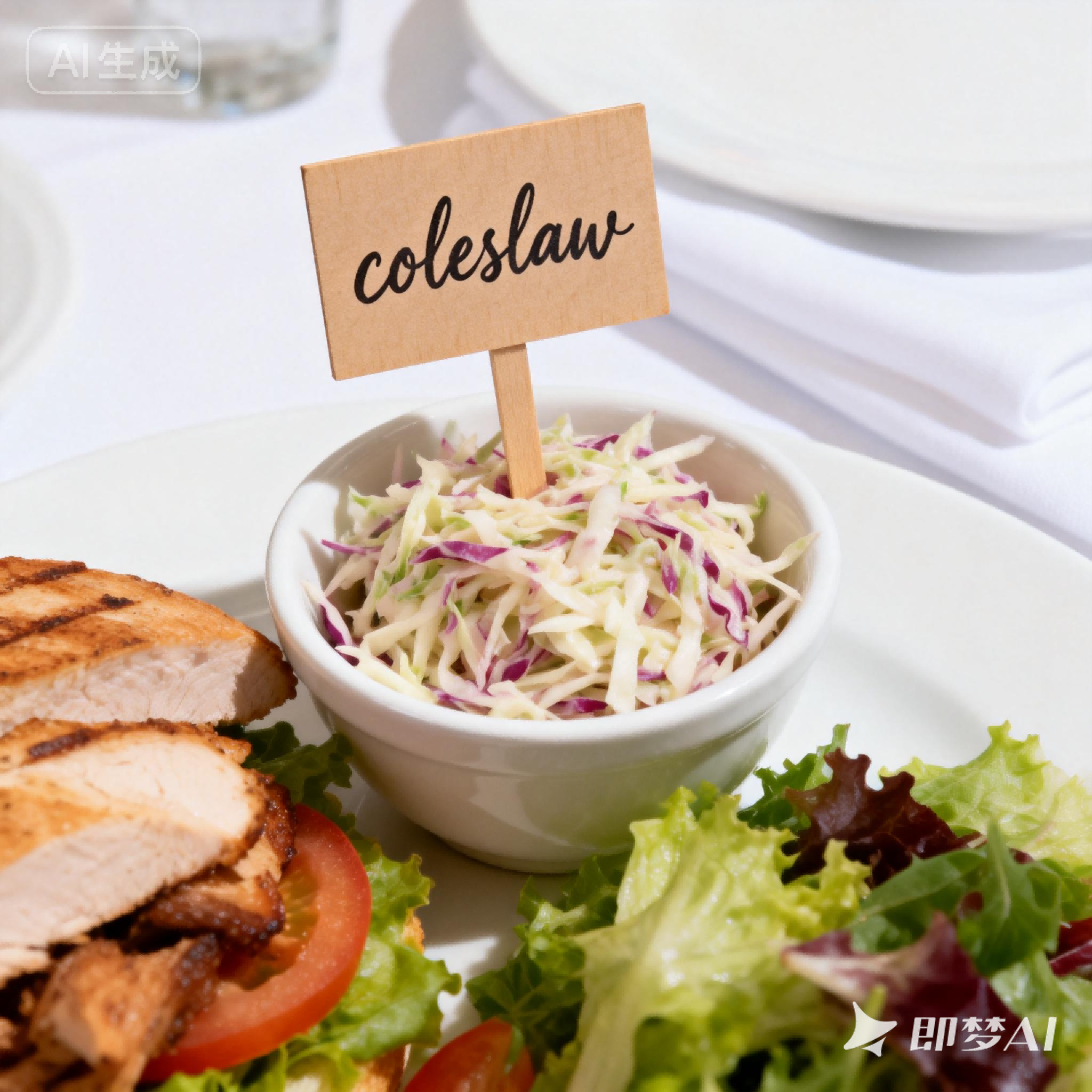 coleslaw是什么意思_coleslaw怎么读_音标ˈkəʊlslɔ-