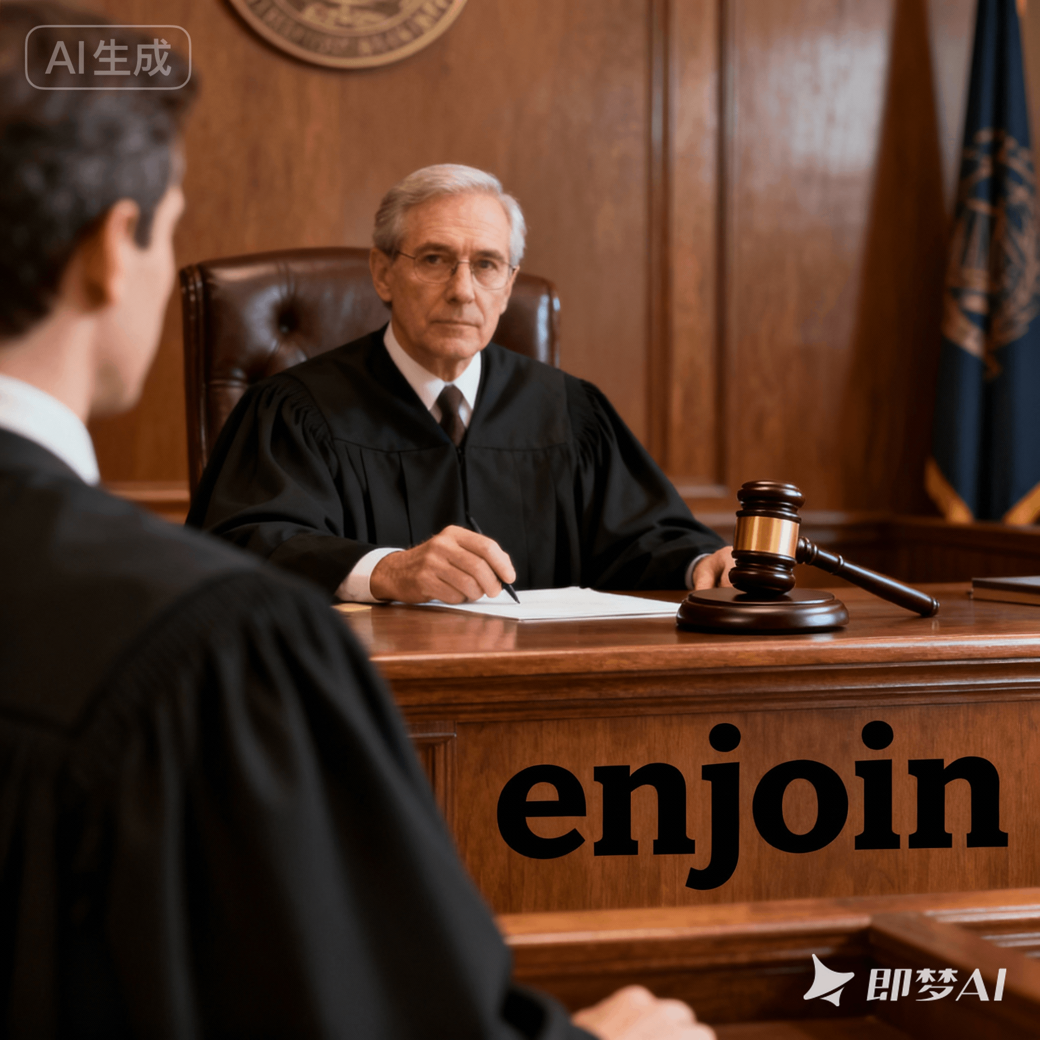 enjoin是什么意思_enjoin怎么读_音标ɪn'dʒɒɪn