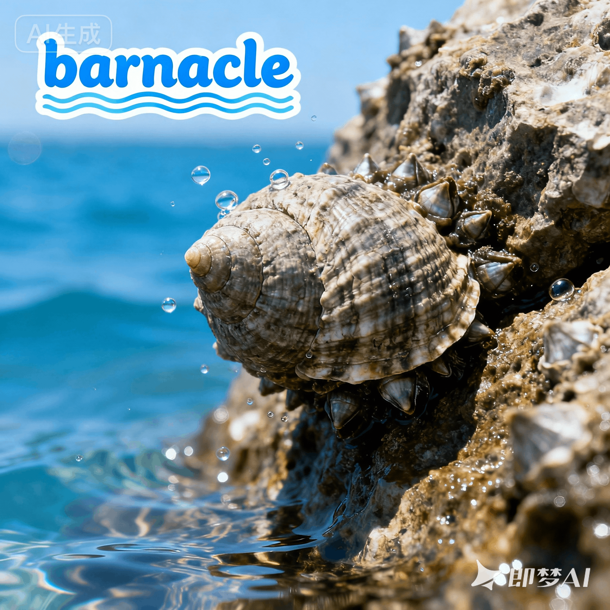 barnacle是什么意思_barnacle怎么读_音标'bɑ-nəkl