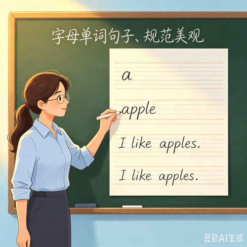 三年级英语书写比赛模板