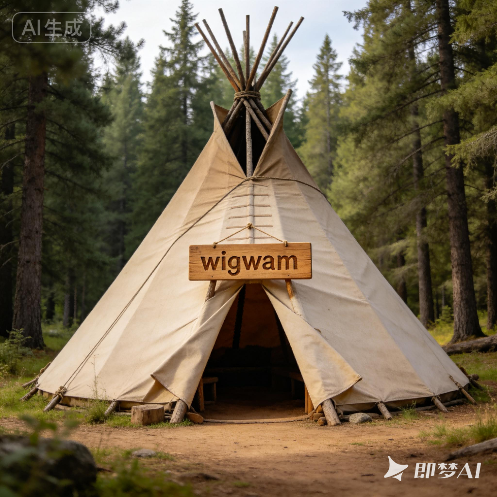 wigwam是什么意思_wigwam怎么读_音标'wigwæm