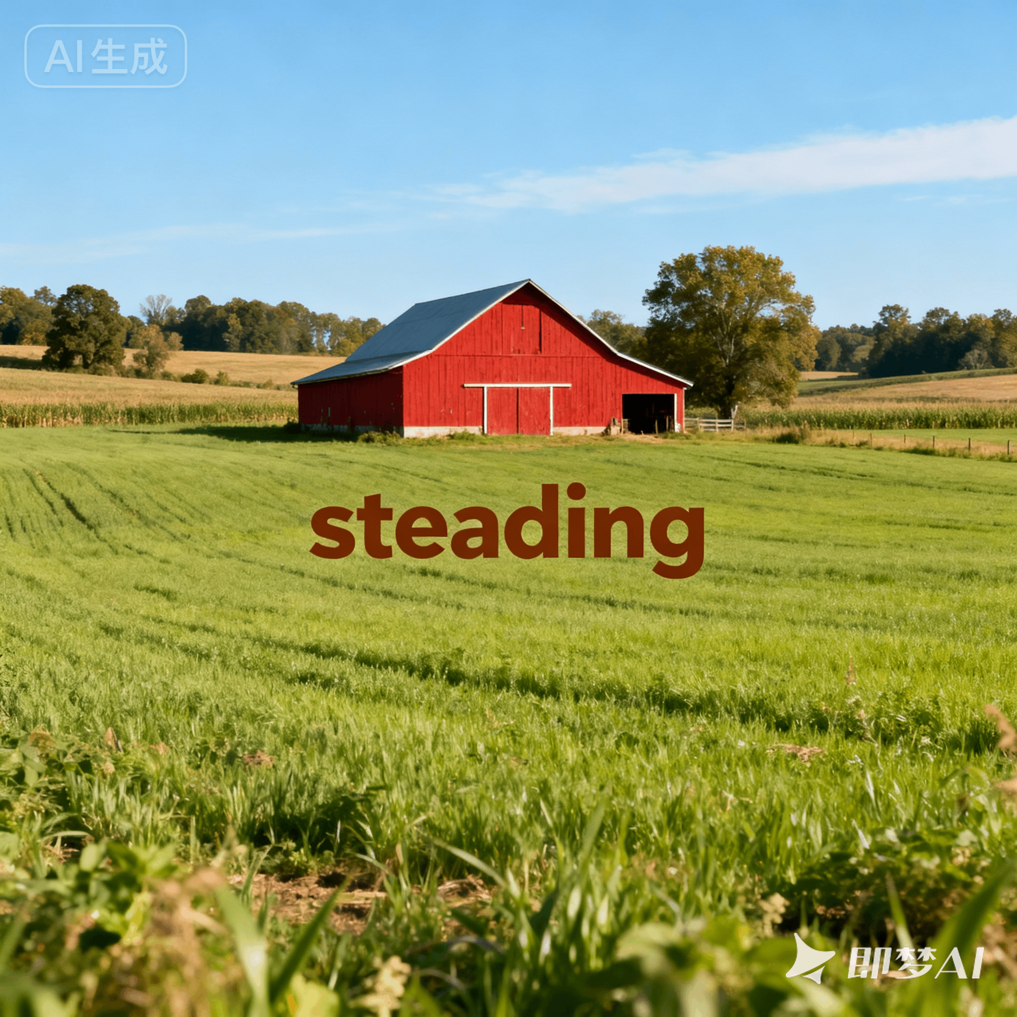 steading是什么意思_steading怎么读_音标'stedɪŋ