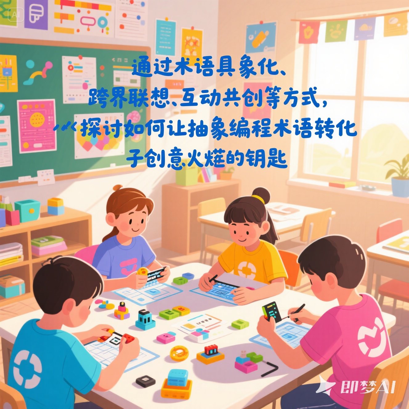 少儿编程术语的创意思维激发？