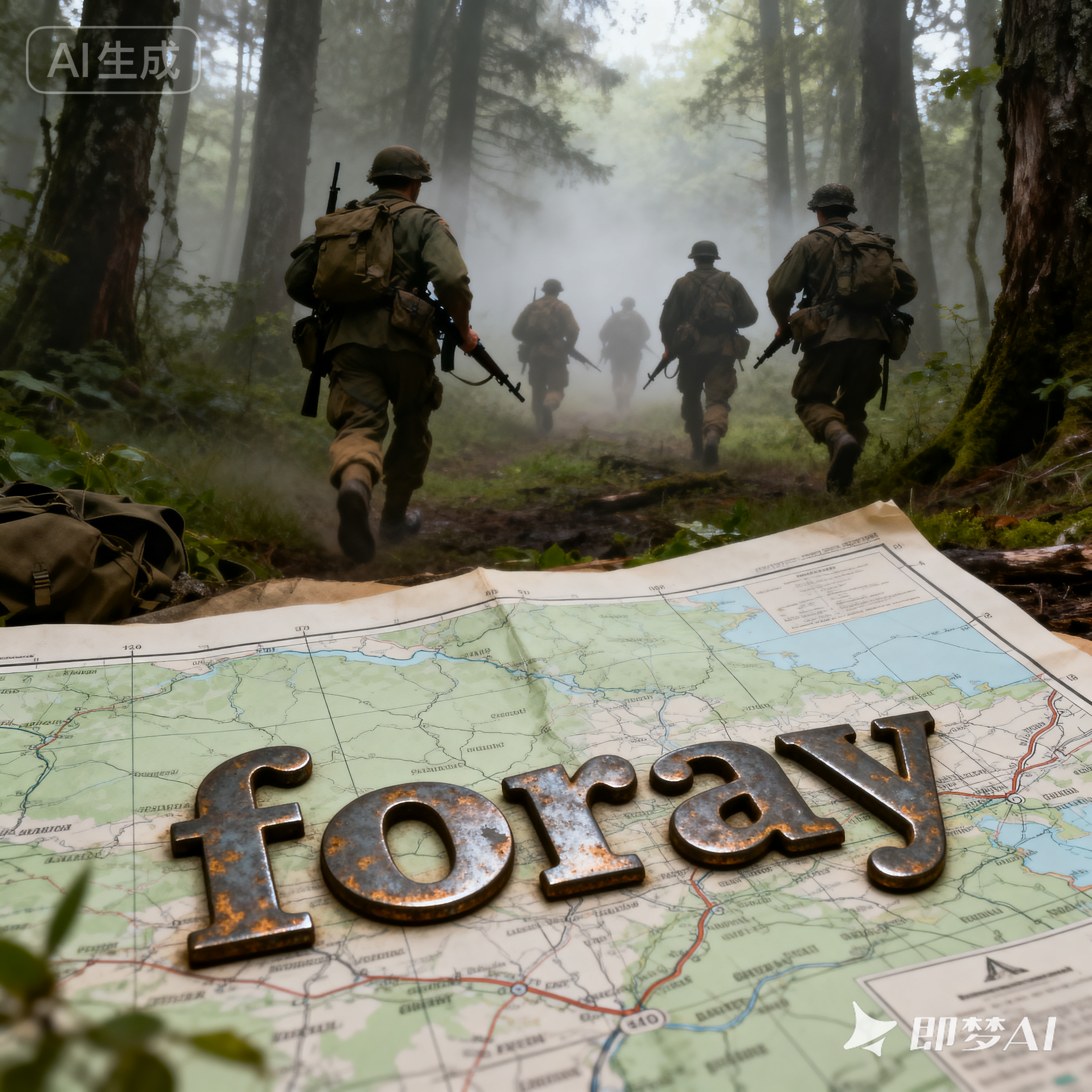 foray是什么意思_foray怎么读_音标'fɒreɪ