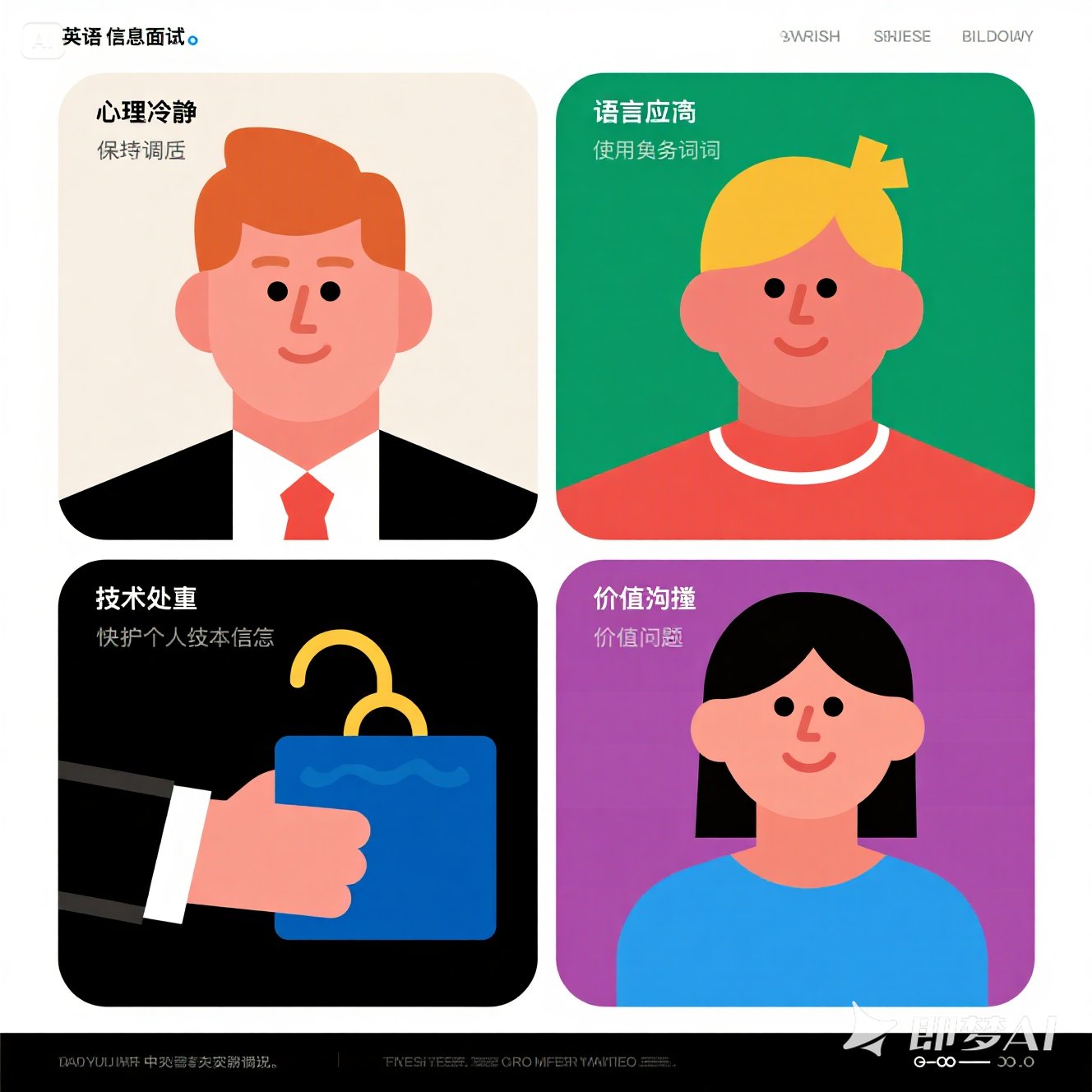 英语面试中如何处理突发情况？