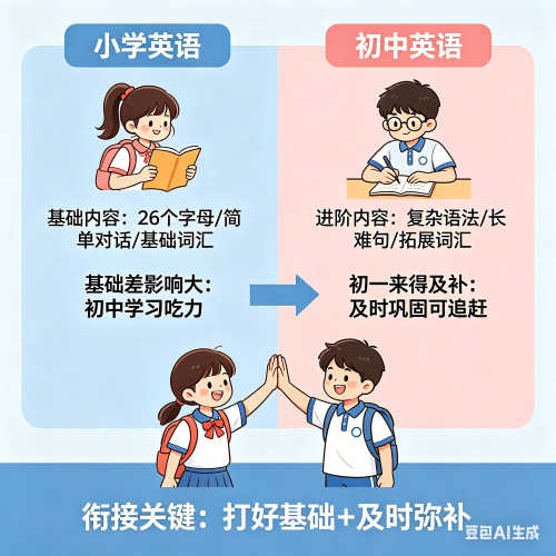 小学英语差会影响初中吗