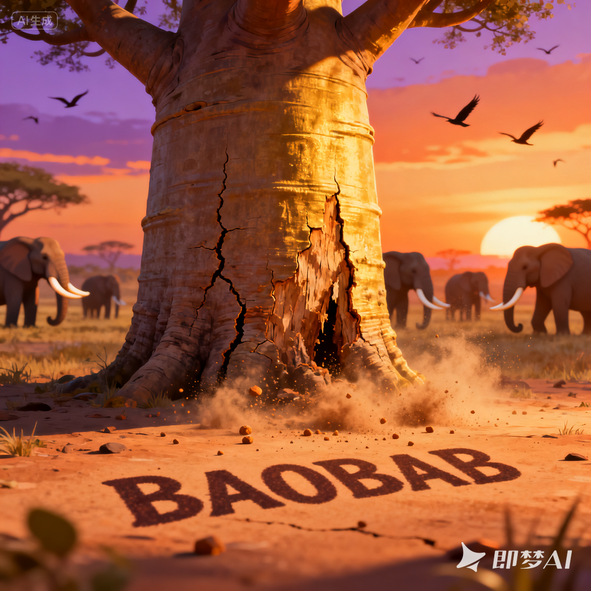 baobab是什么意思_baobab怎么读_音标ˈbeɪəʊbæb