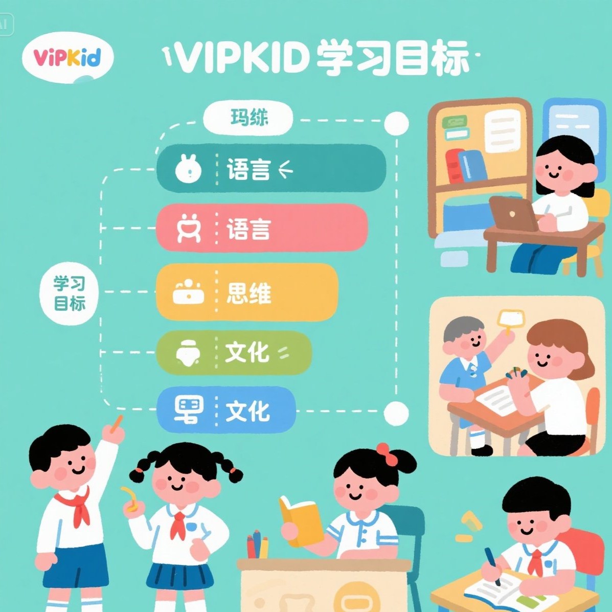 VIPKID 英语培训有哪些学习目标？