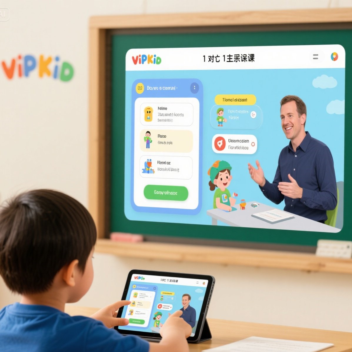 VIPKID 英语课程有哪些课程形式？