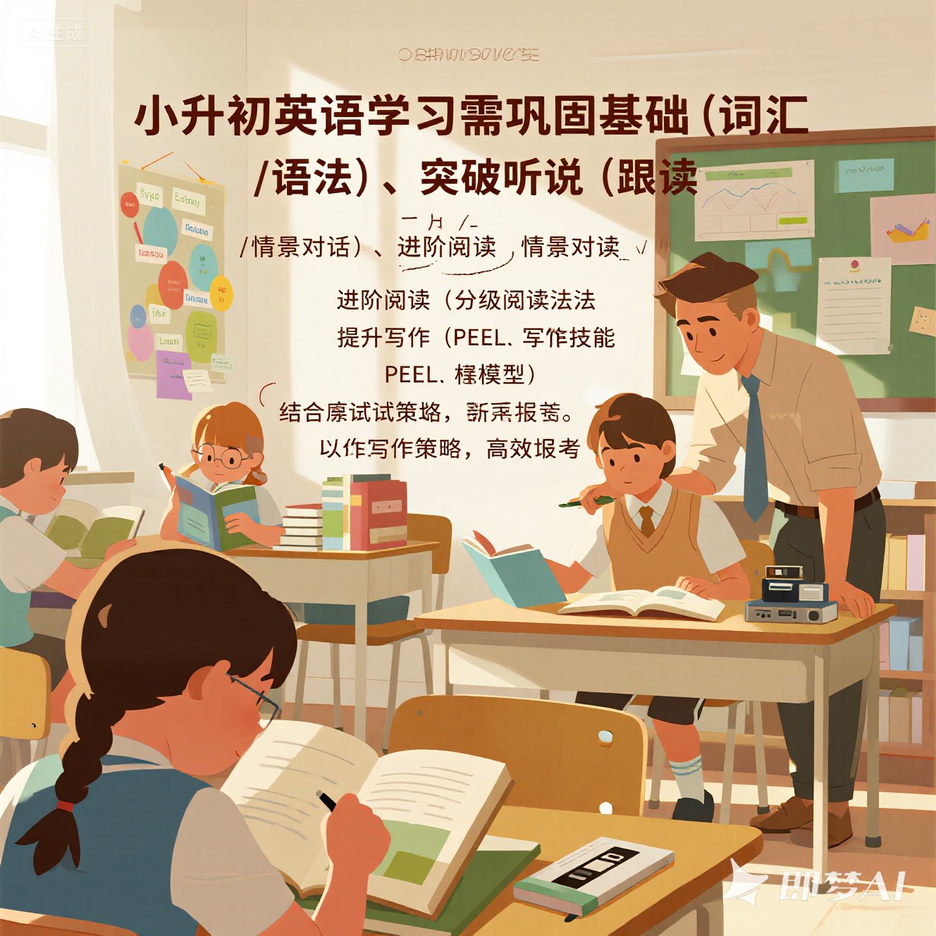 六年级英语小升初的学习方法？