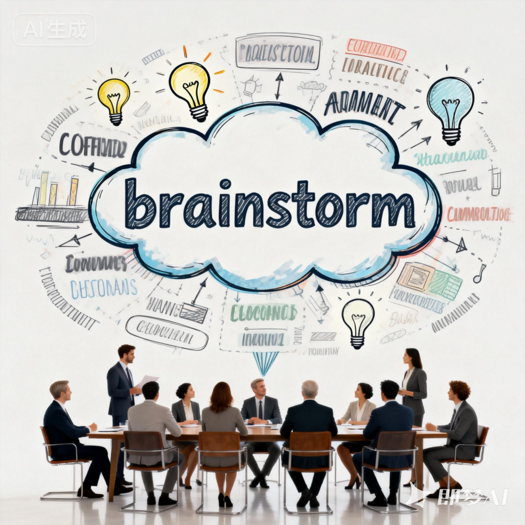 brainstorm是什么意思_brainstorm怎么读_音标ˈbreɪnstɔ-m