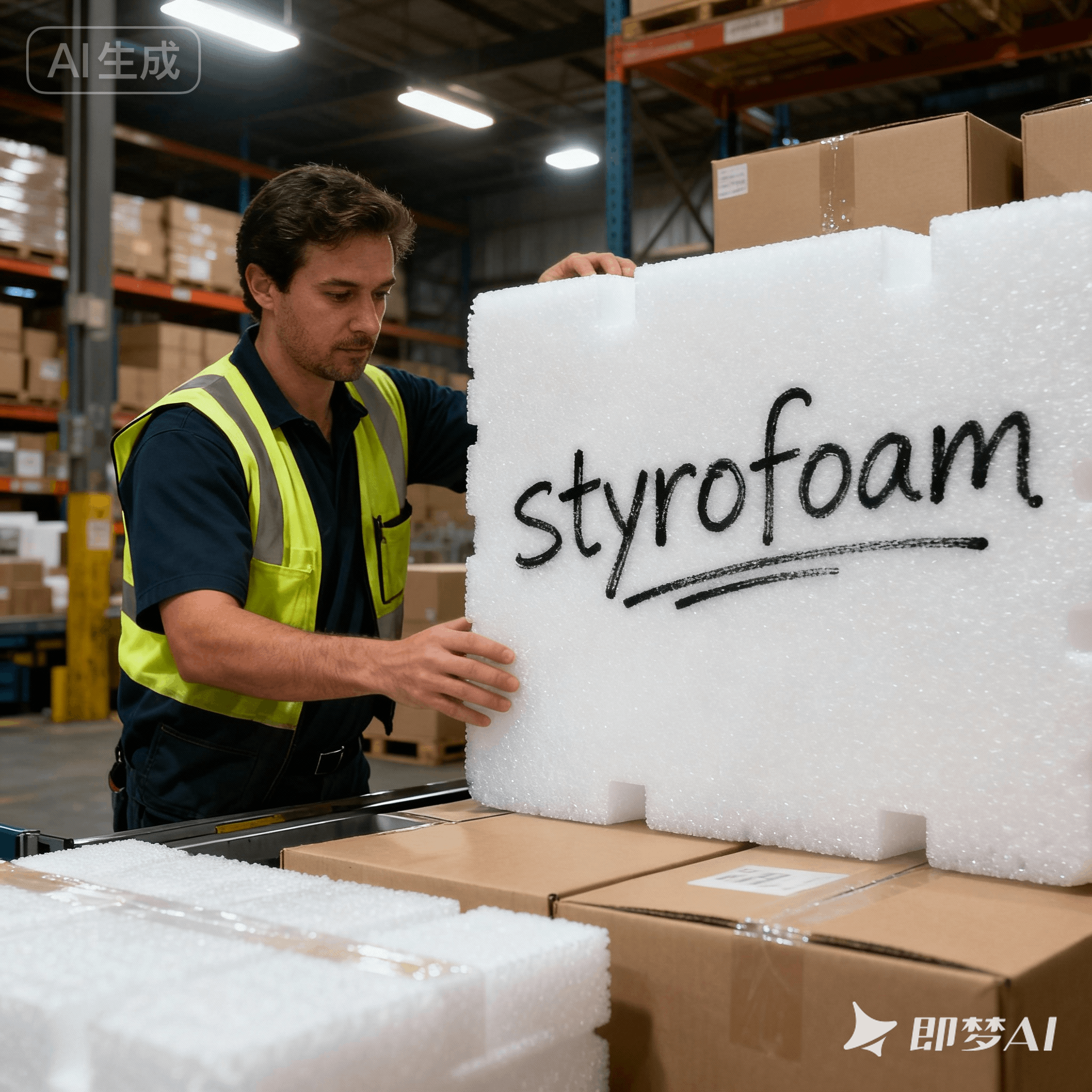 styrofoam是什么意思_styrofoam怎么读_音标ˈstaɪrəfəʊm