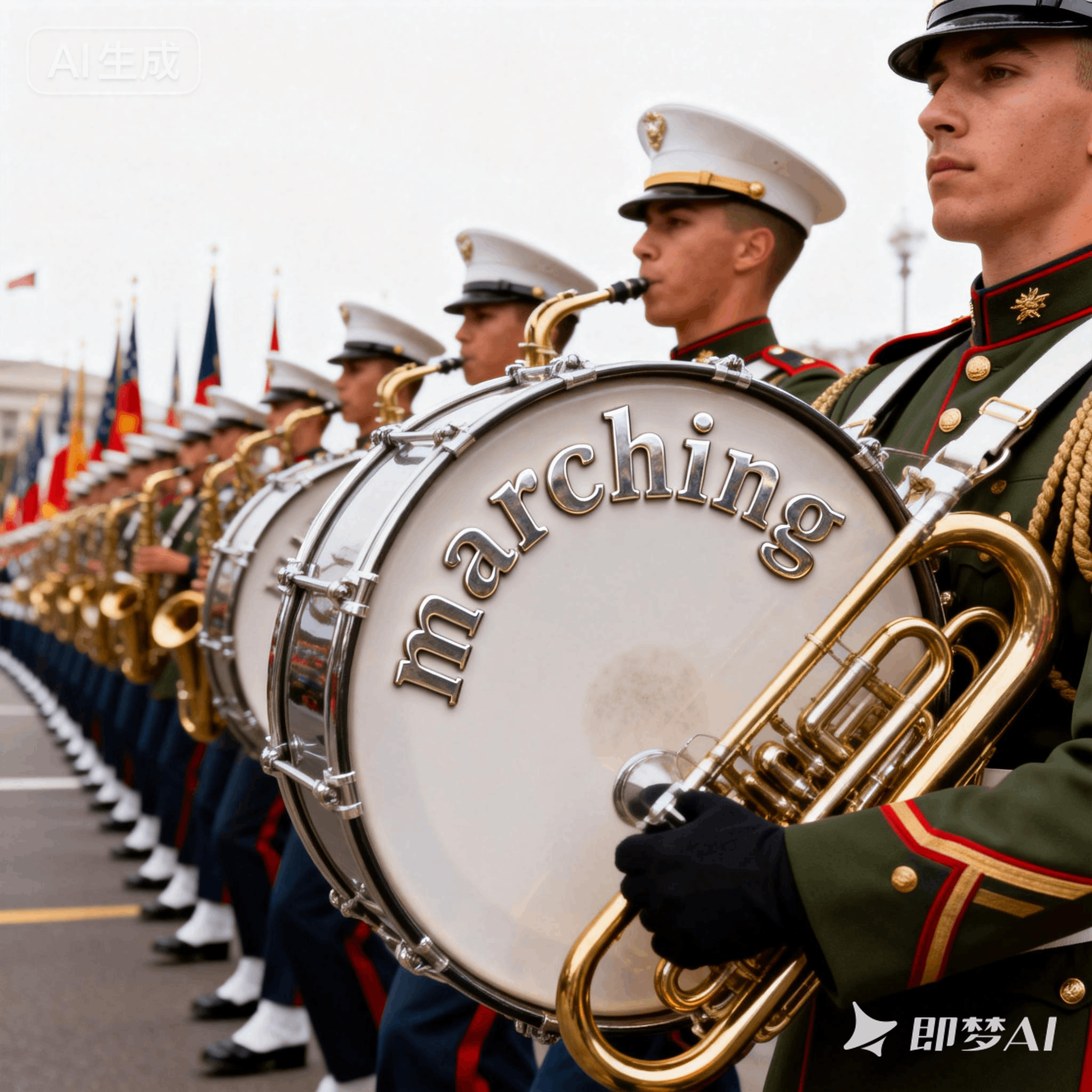 marching是什么意思_marching怎么读_音标mɑ-tʃɪŋ