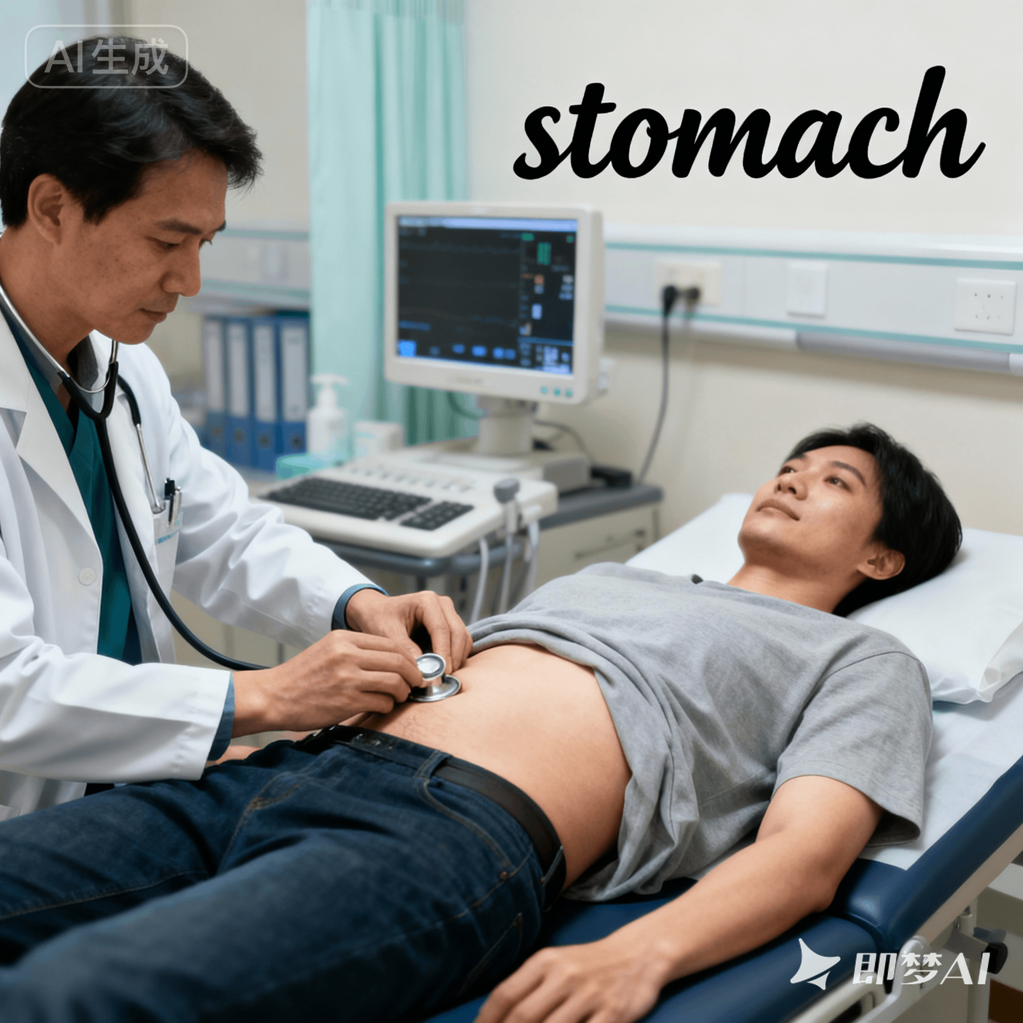 stomach是什么意思_stomach怎么读_音标'stʌmək