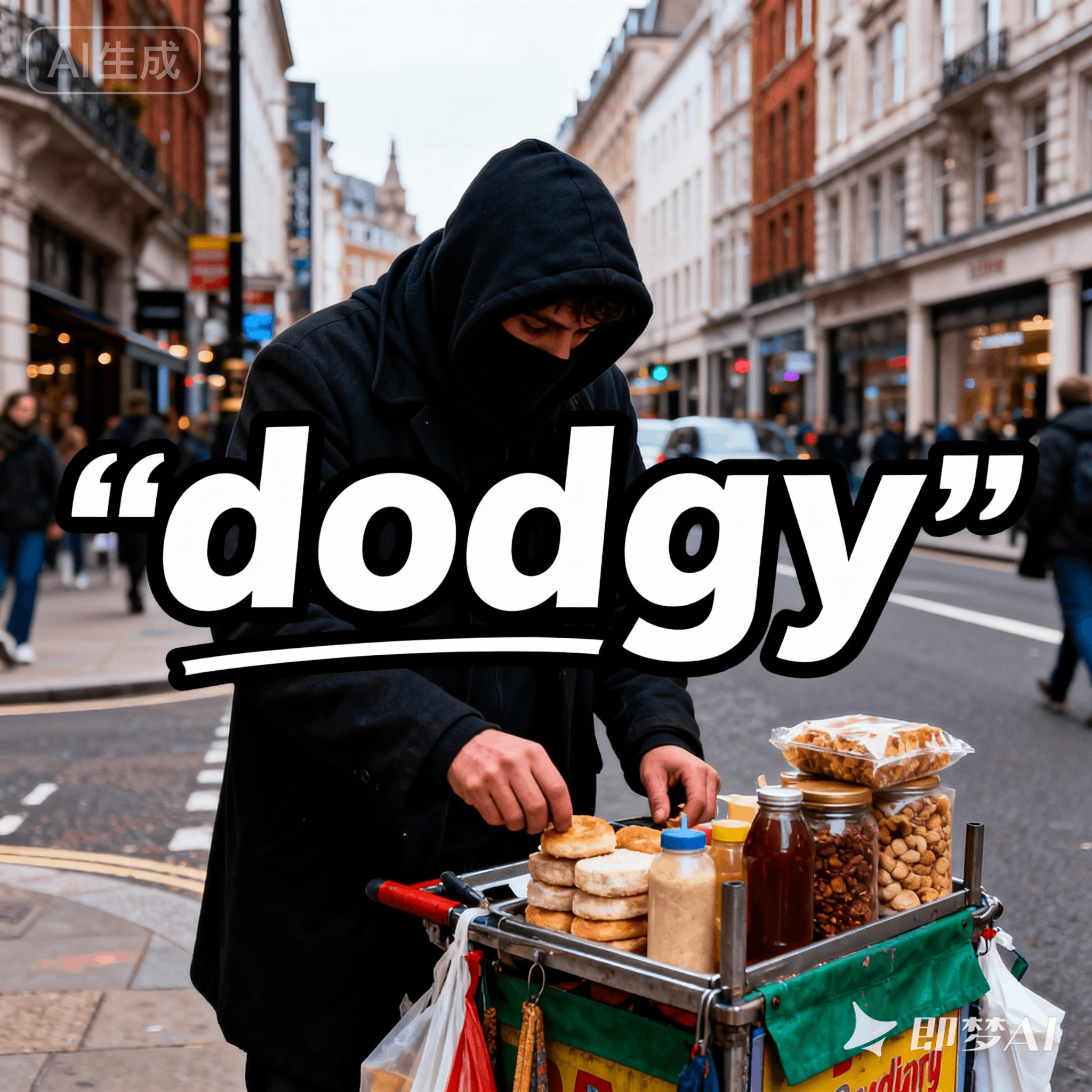 dodgy是什么意思_dodgy怎么读_音标'dɒdʒɪ