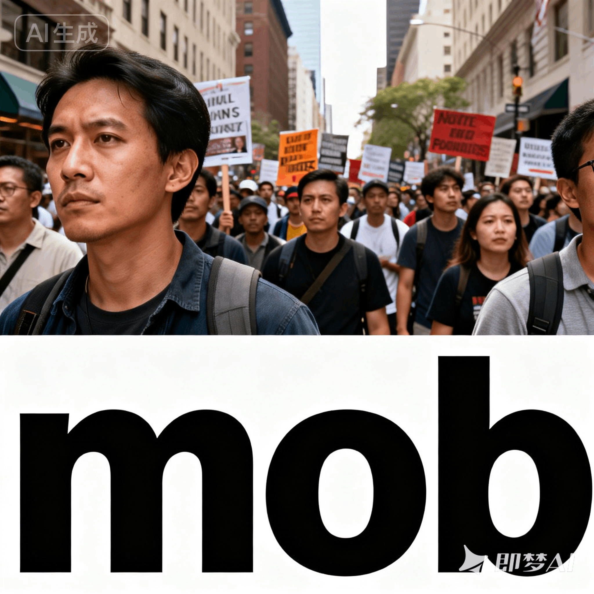 mob是什么意思_mob怎么读_音标mɒb