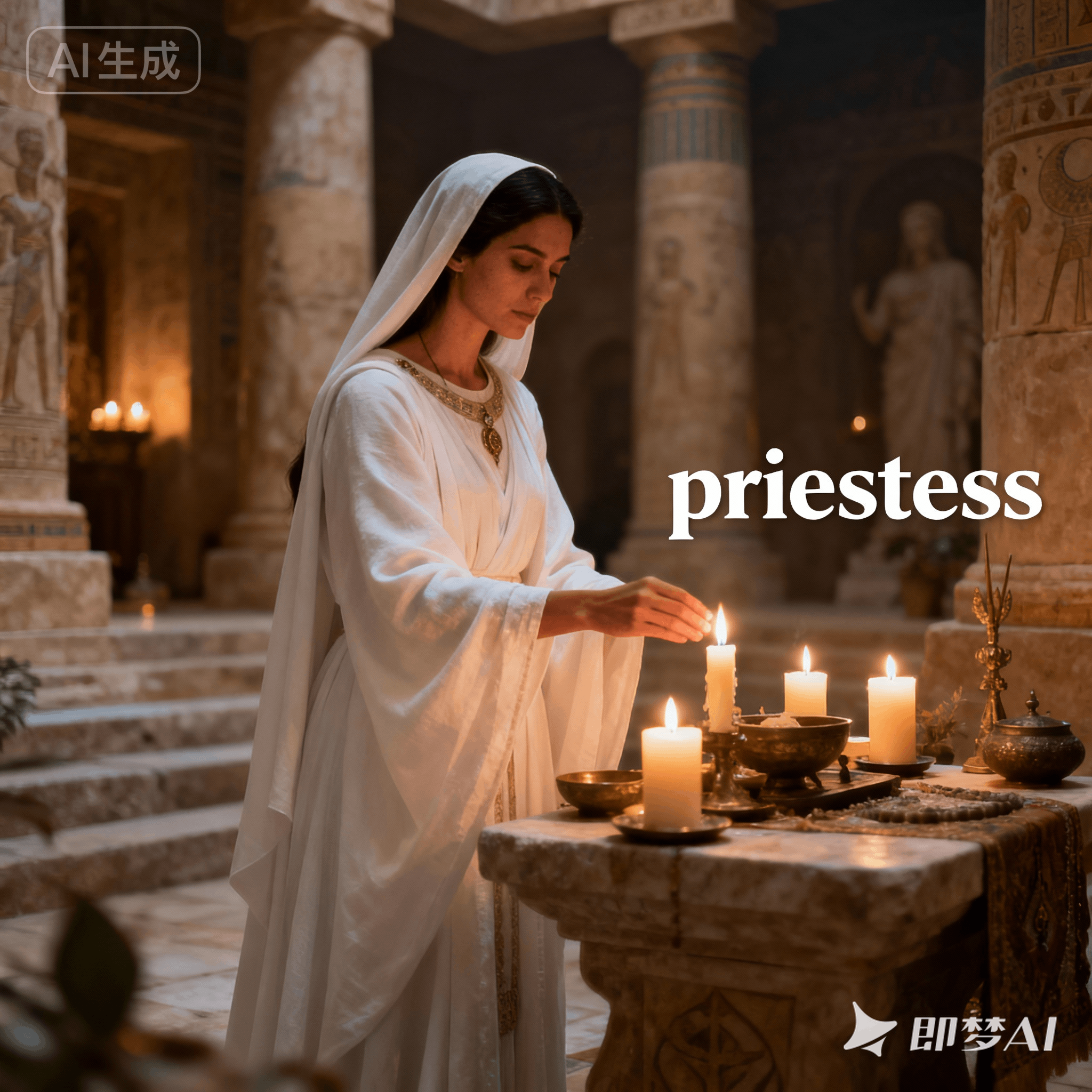 priestess是什么意思_priestess怎么读_音标ˈpri-stes