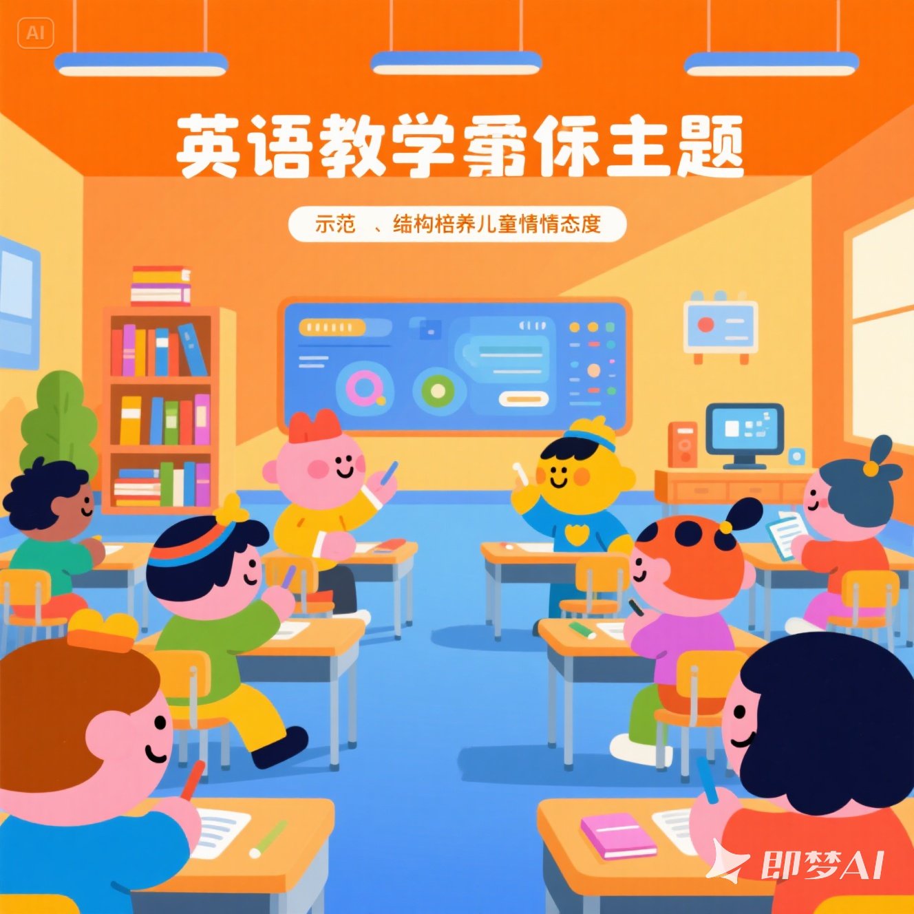 英语动画片中的情感态度培养？