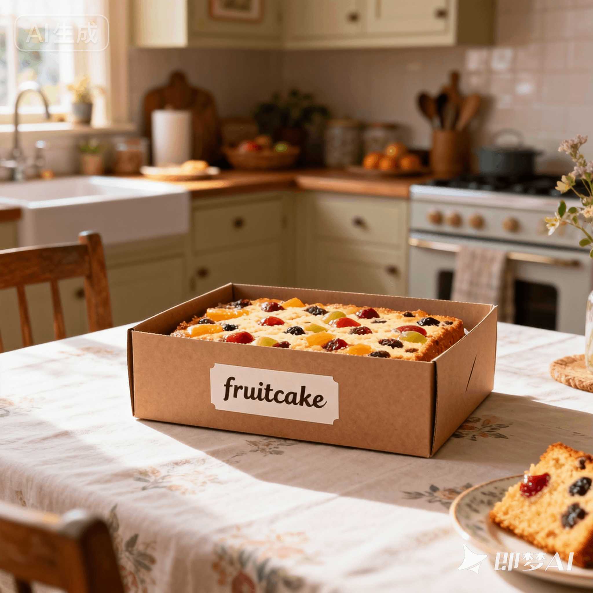 fruitcake是什么意思_fruitcake怎么读_音标'fru-keɪk