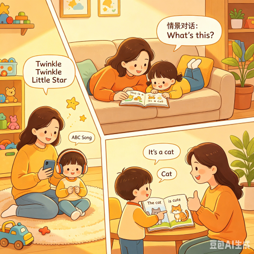 引导孩子学英语的方法和经验
