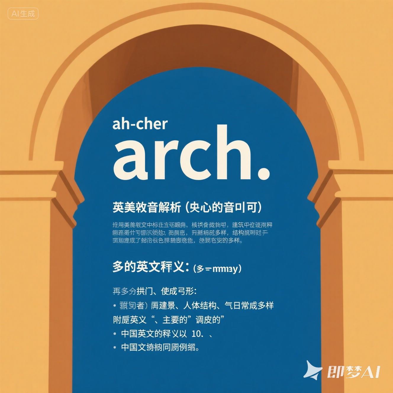 arch 是什么意思_arch 怎么读_音标ɑ-tʃ