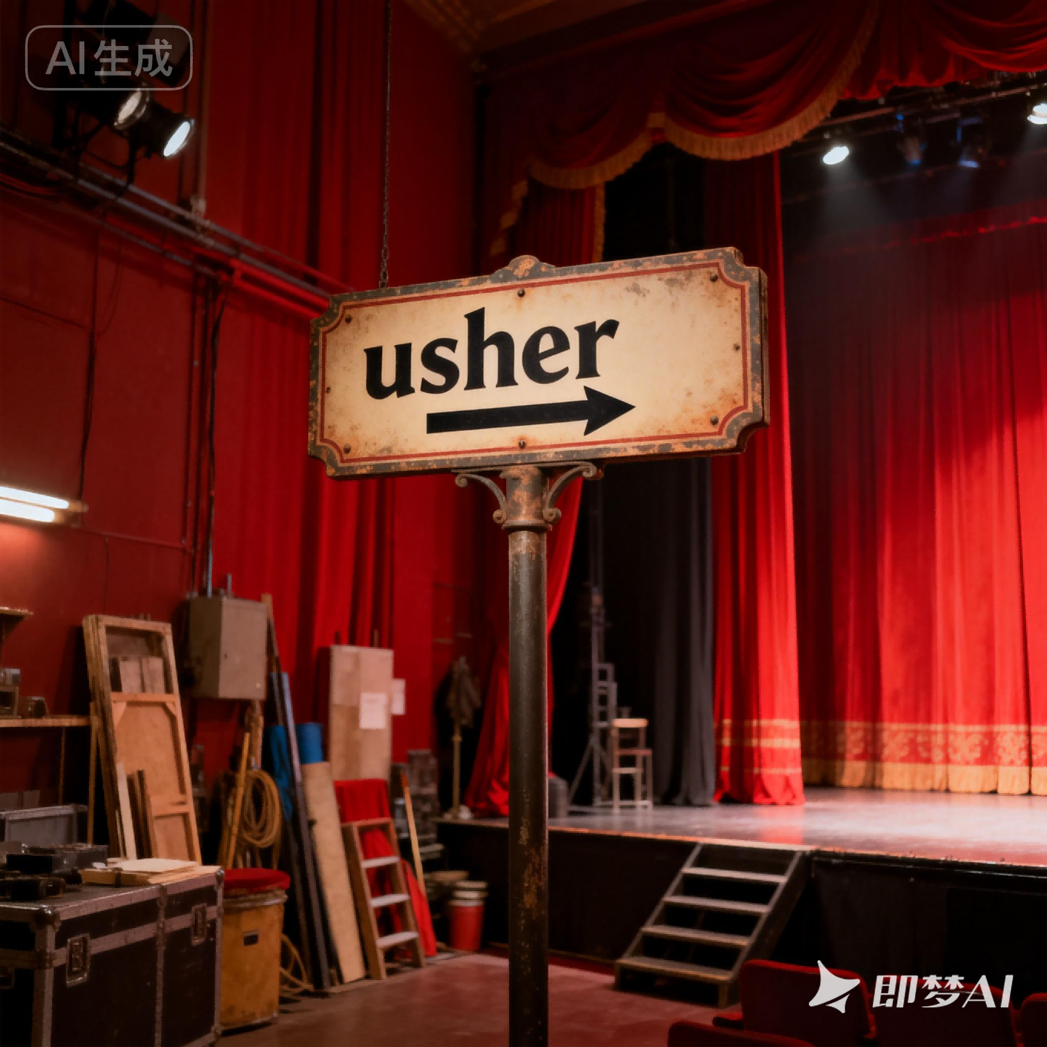 usher是什么意思_usher怎么读_音标'ʌʃə(r)