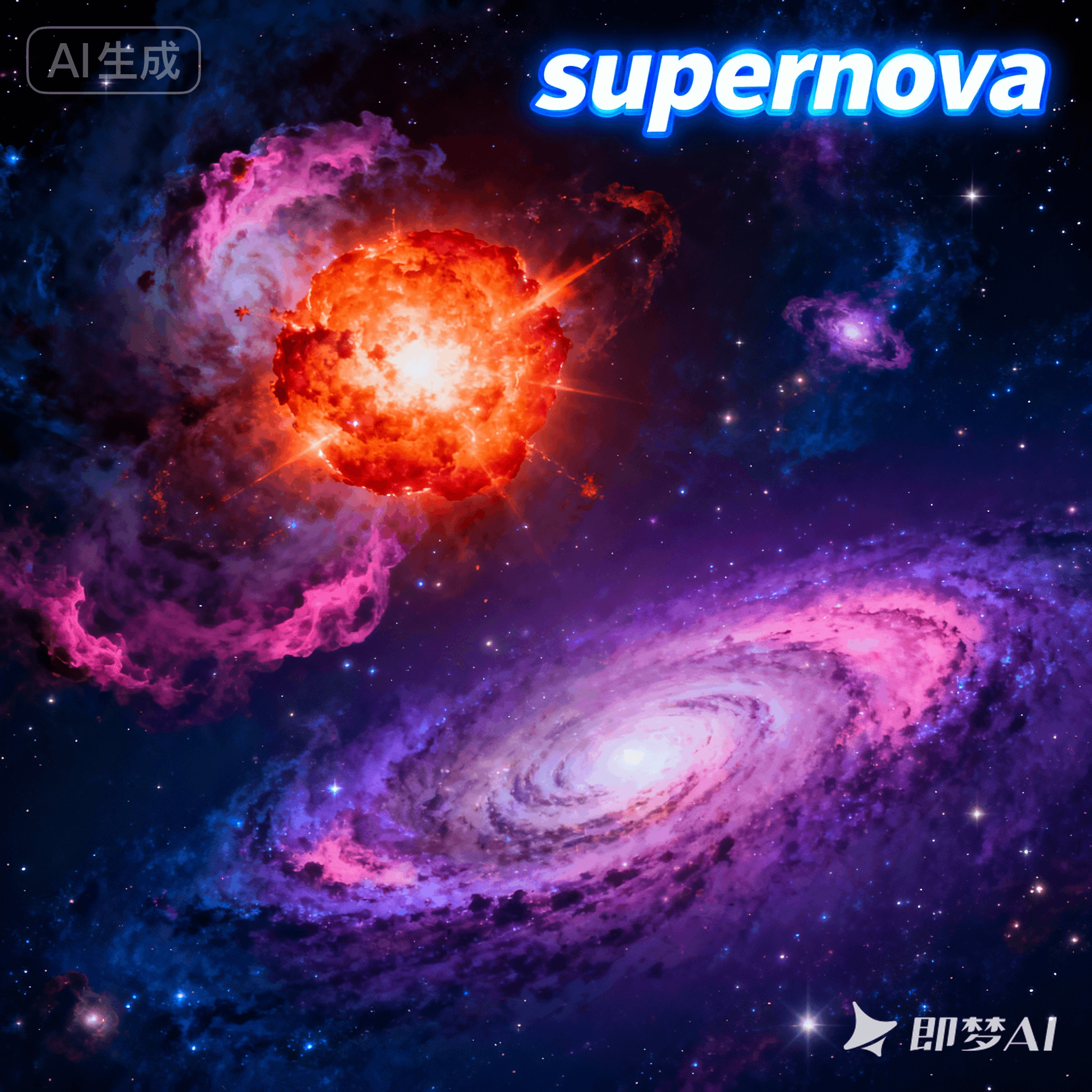 supernova是什么意思_supernova怎么读_音标ˌsu-pəˈnəʊvə