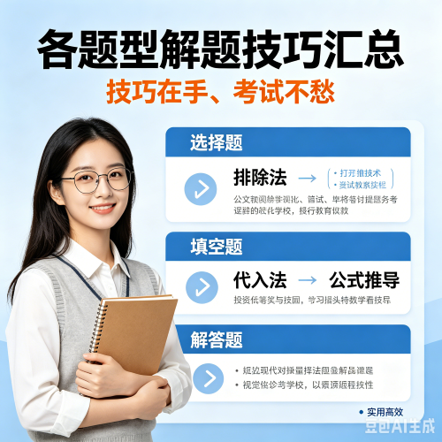 初中英语题型解题技巧和方法
