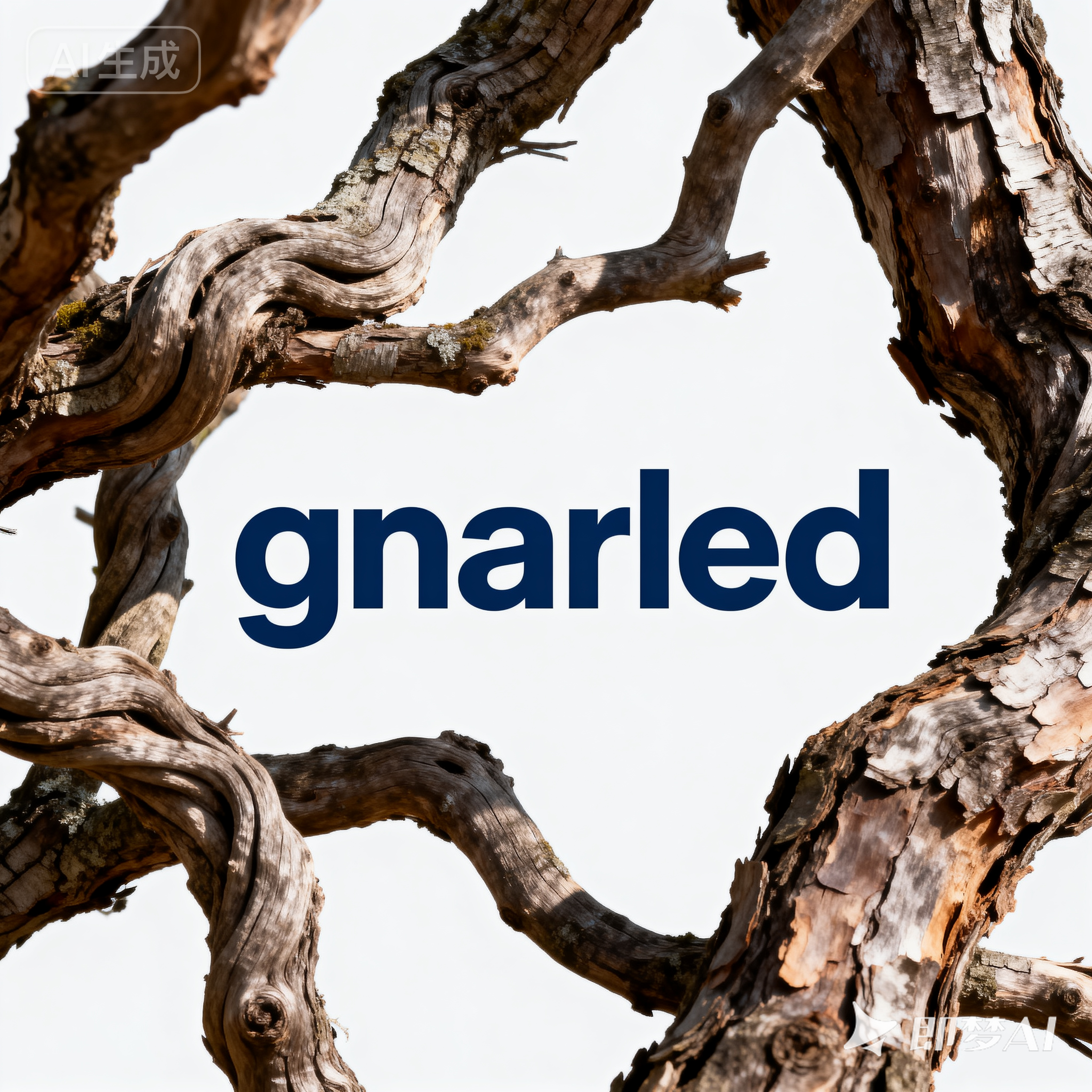 gnarled是什么意思_gnarled怎么读_音标nɑ-ld