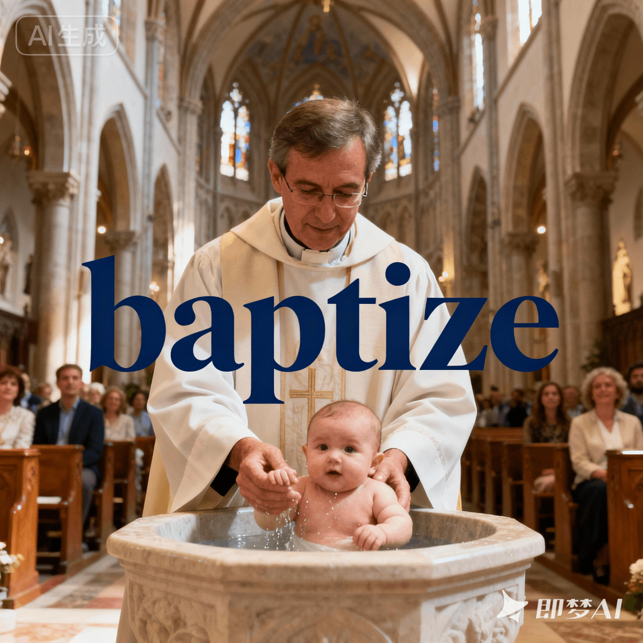 baptize是什么意思_baptize怎么读_音标bæp'taɪz