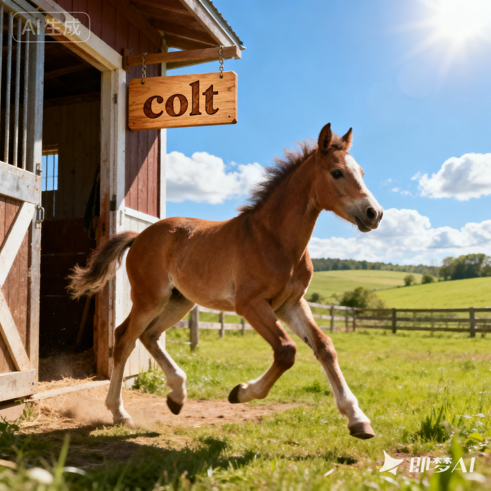 colt是什么意思_colt怎么读_音标kəʊlt