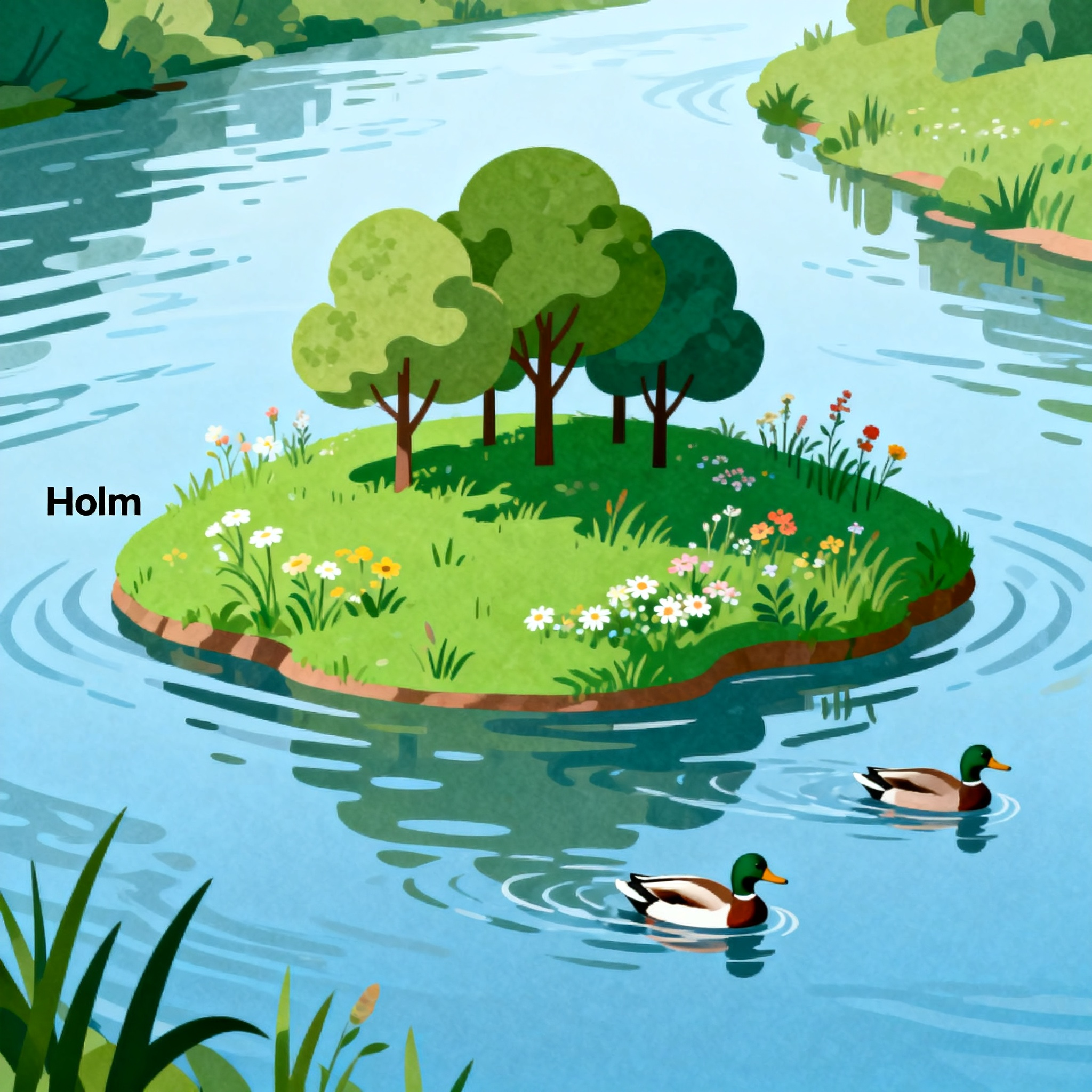 Holm是什么意思_Holm怎么读_音标həʊm