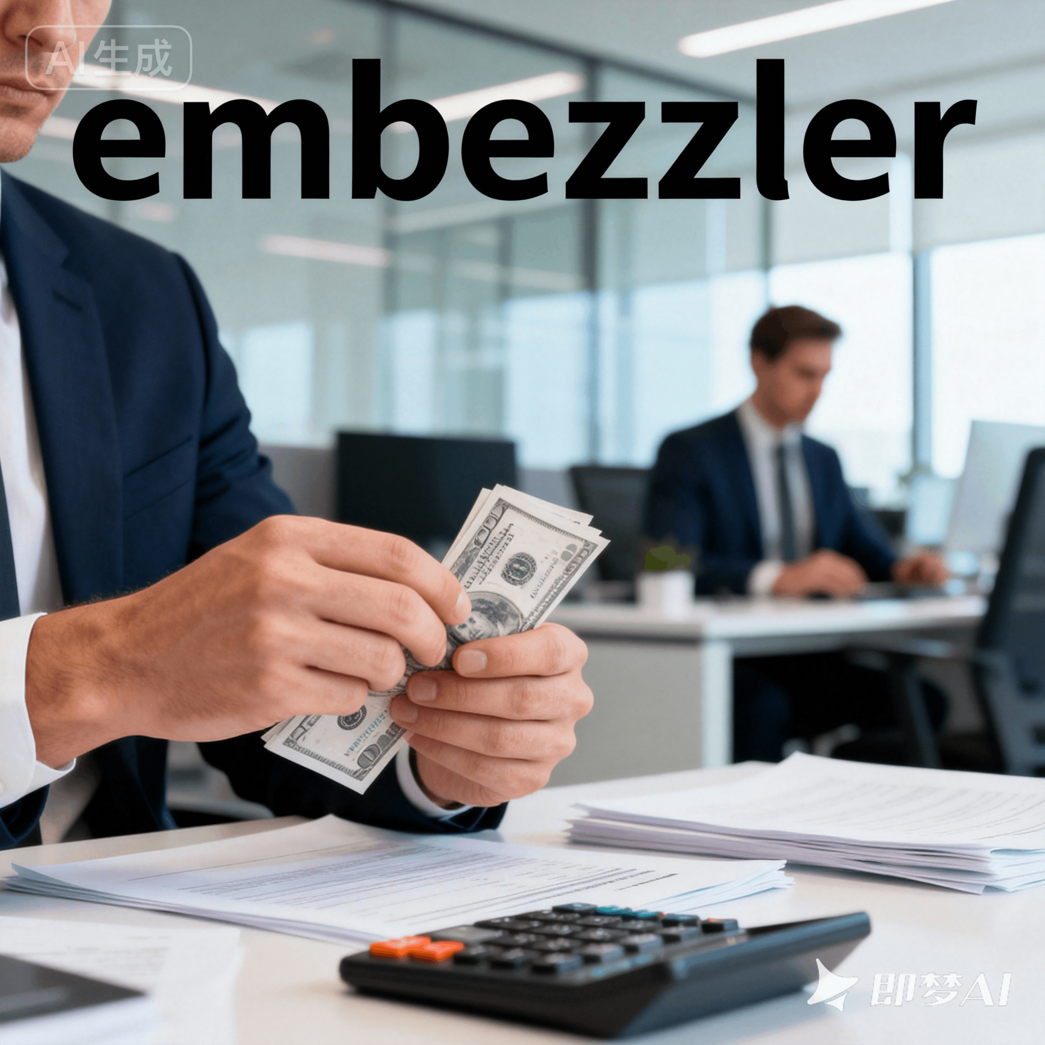 embezzler是什么意思_embezzler怎么读_音标ɪm'bezlə(r)