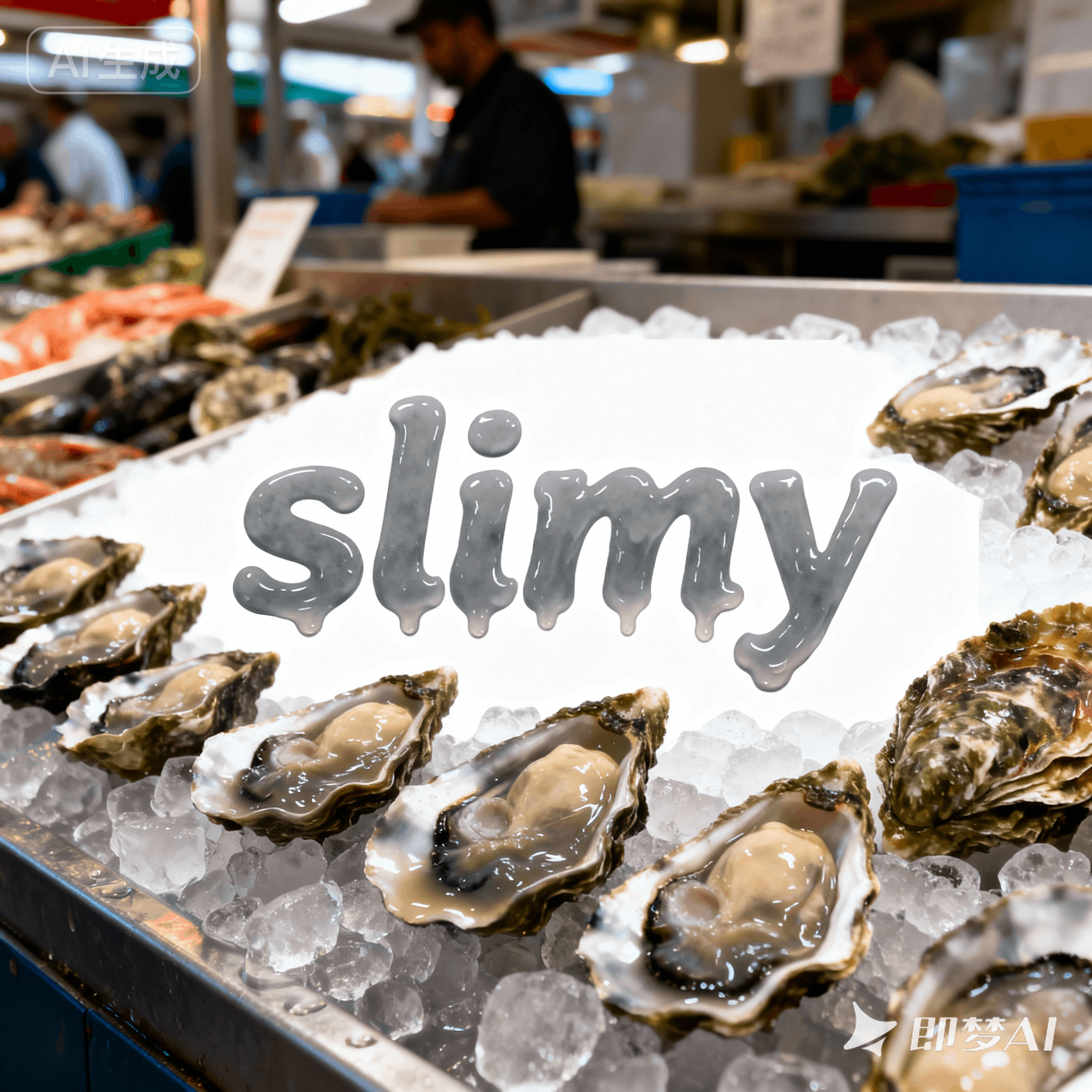 slimy是什么意思_slimy怎么读_音标'slaɪmɪ