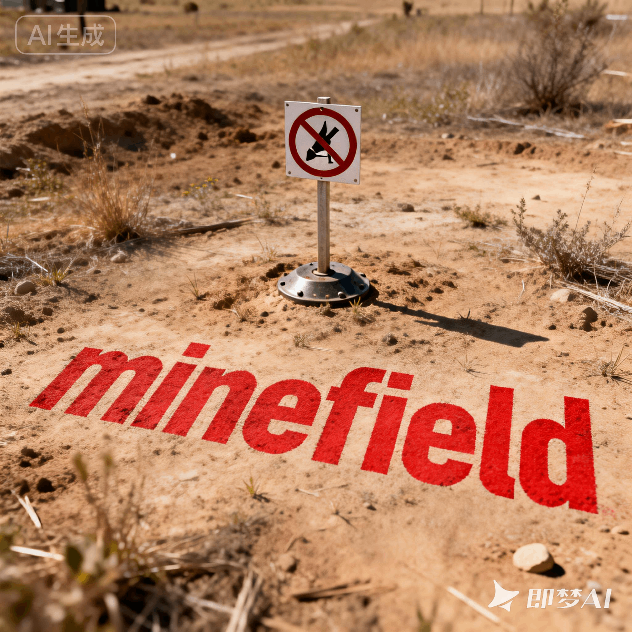 minefield是什么意思_minefield怎么读_音标ˈmaɪnfi-ld