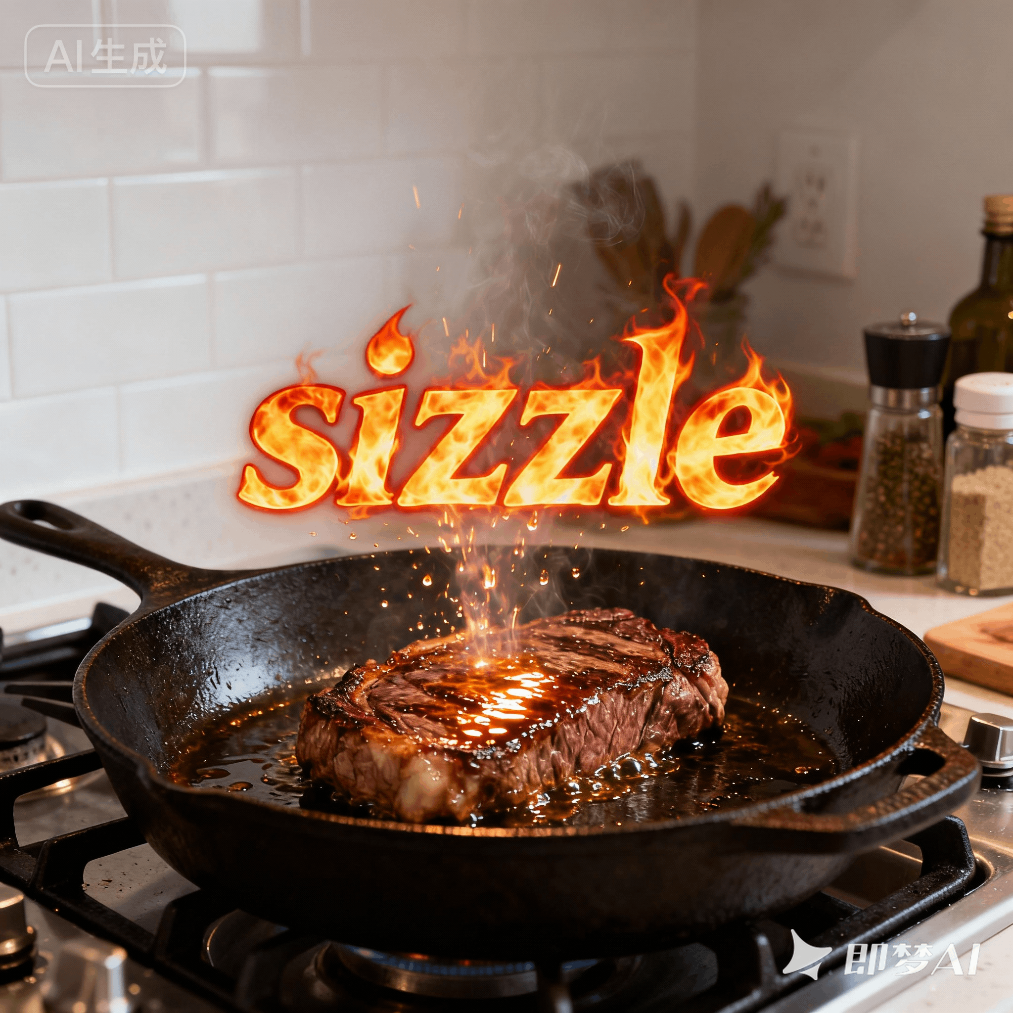 sizzle是什么意思_sizzle怎么读_音标'sɪzl