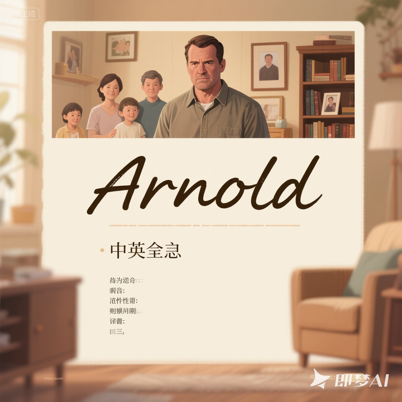 arnold 是什么意思_arnold 怎么读_音标ˈɑ-nəld