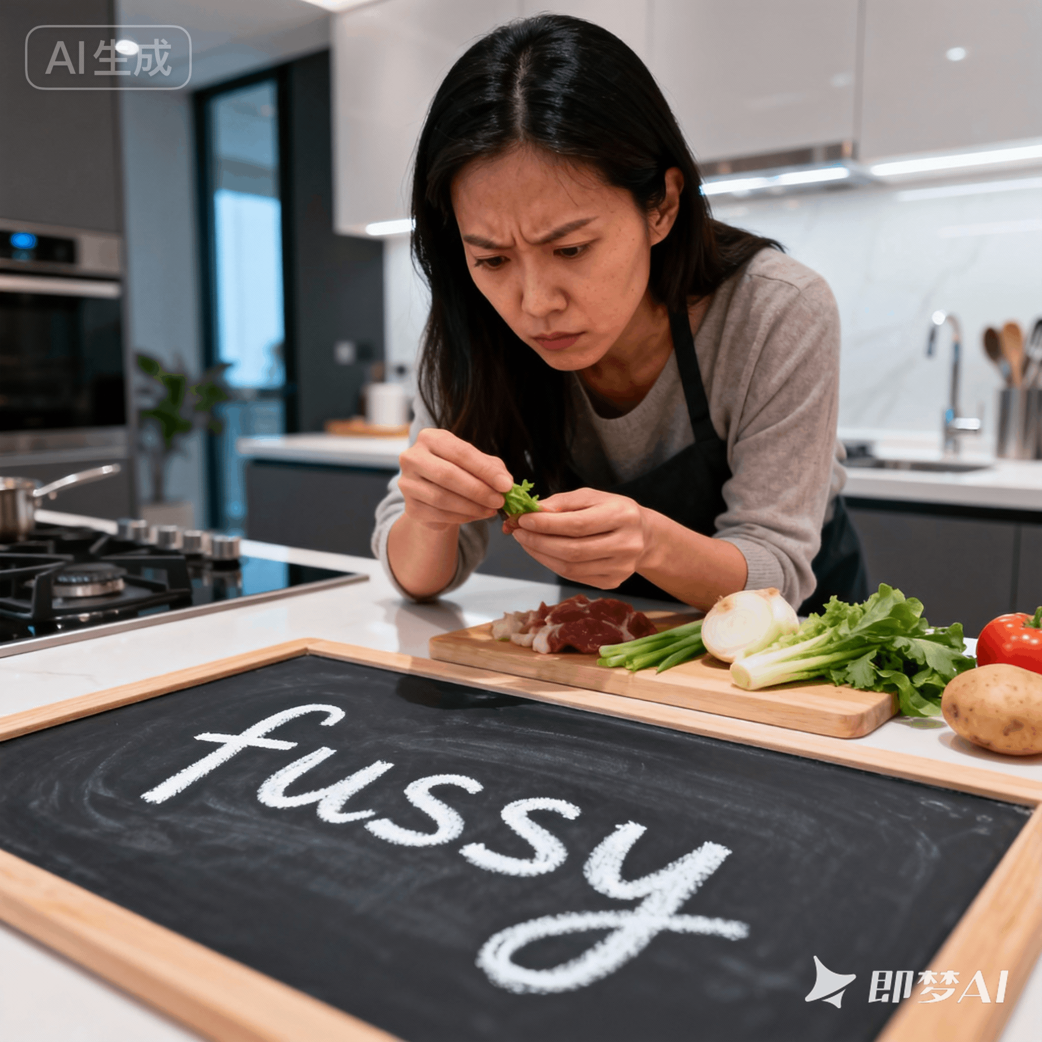 fussy是什么意思_fussy怎么读_音标'fʌsɪ