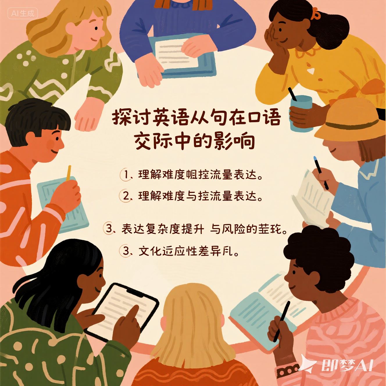 英语从句在口语交际中的影响？