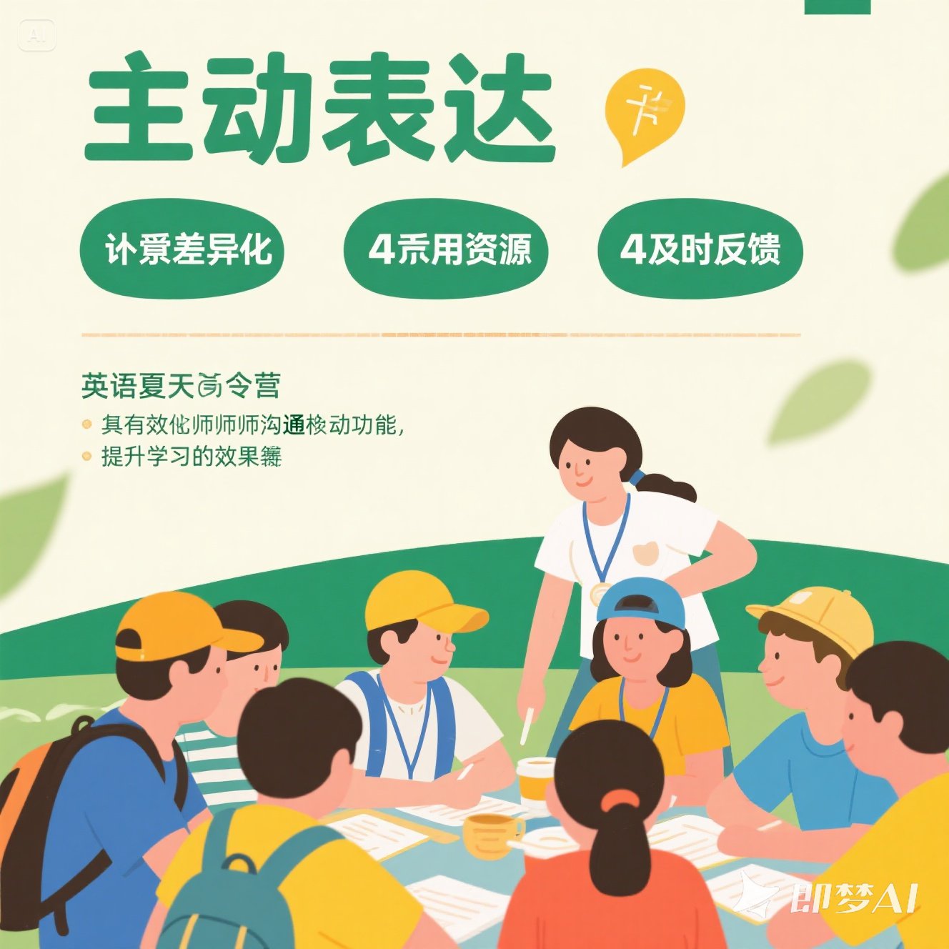 英语夏令营：如何与老师沟通？