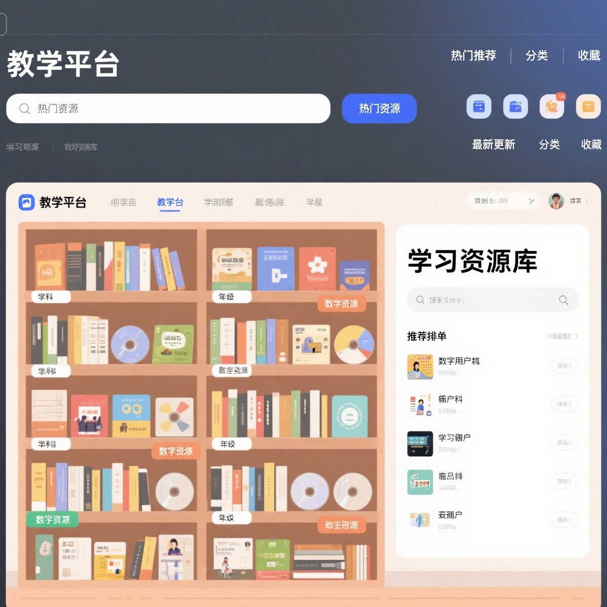 对教学平台的学习资源丰富性？