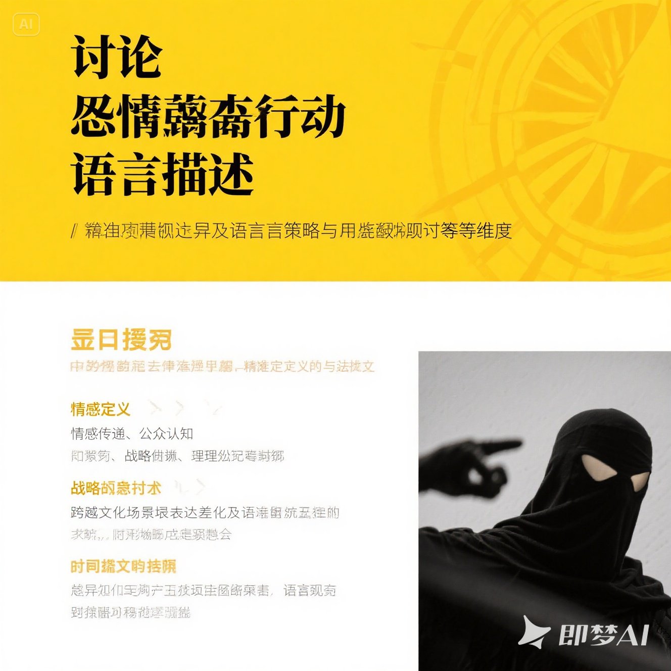 如何用语言描述恐怖主义活动？