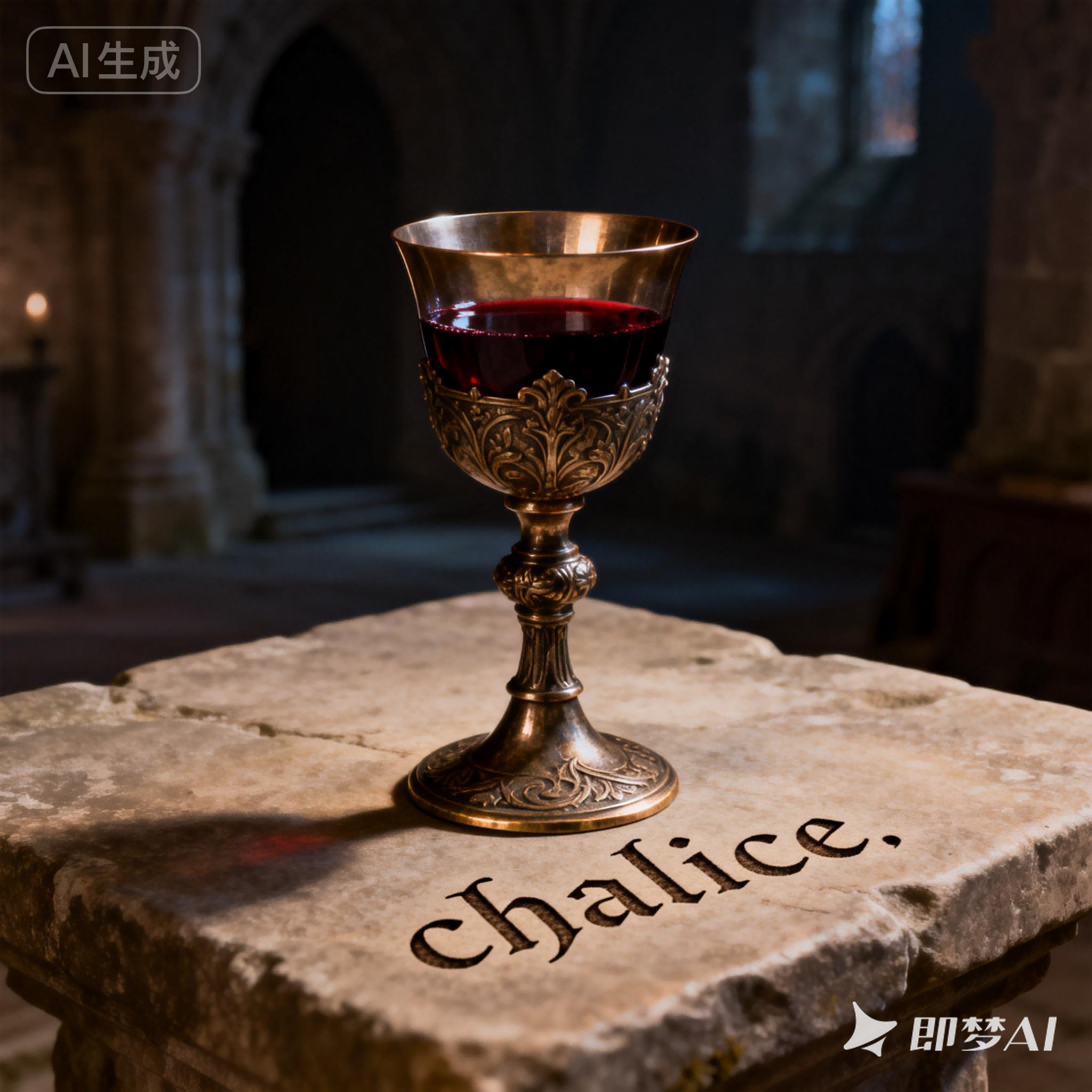 chalice是什么意思_chalice怎么读_音标ˈtʃælɪs