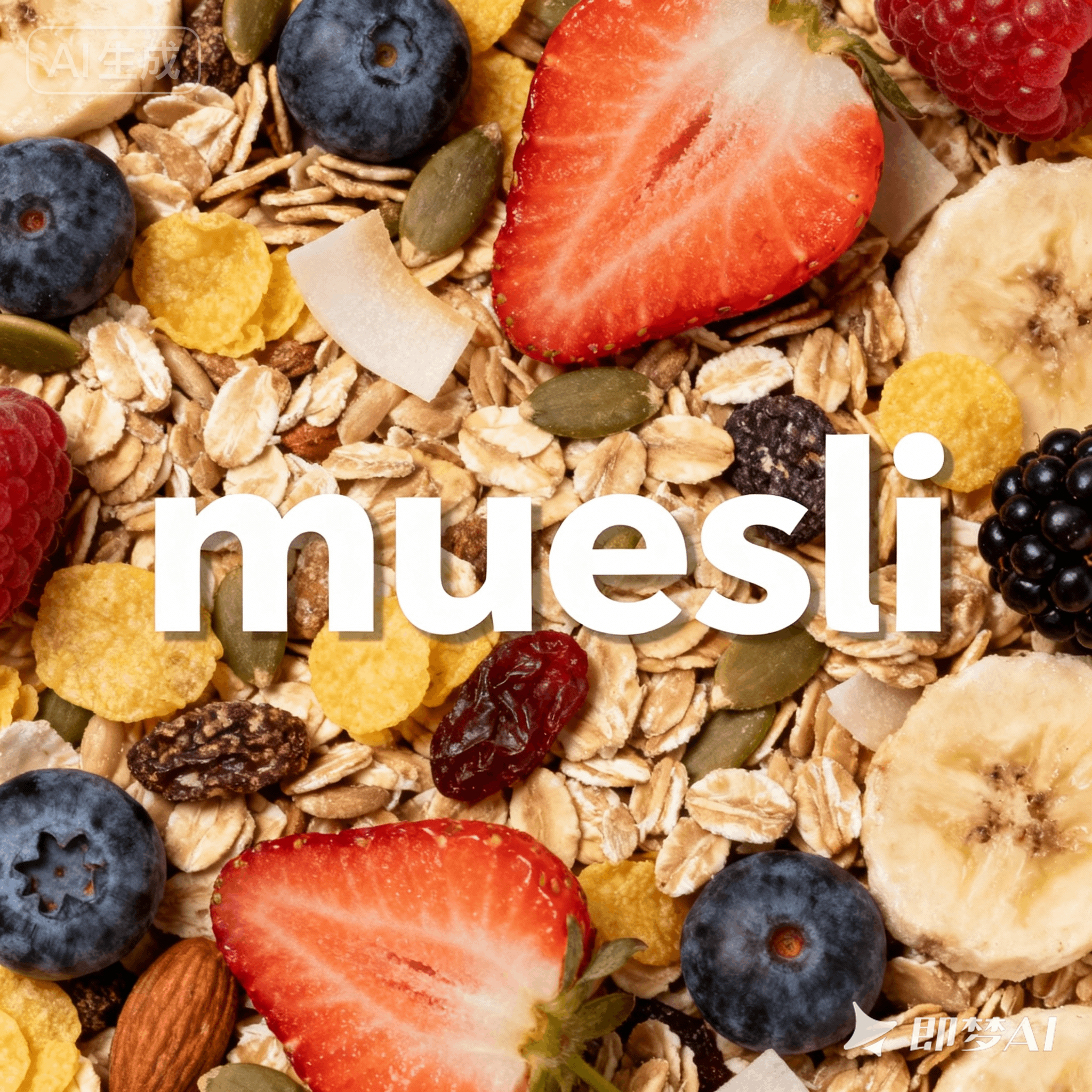 muesli是什么意思_muesli怎么读_音标ˈmju-zlɪ