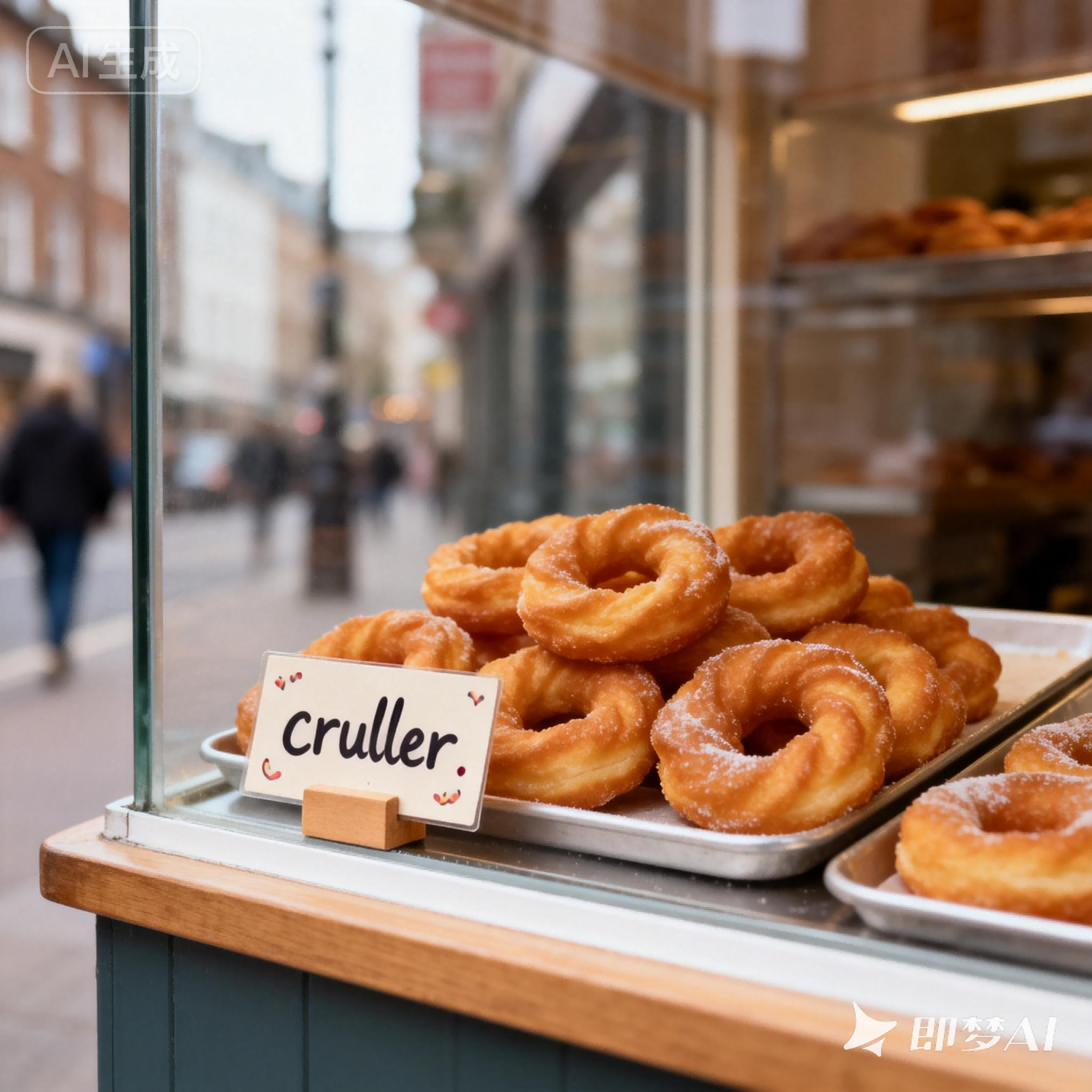 cruller是什么意思_cruller怎么读_音标'krʌlə