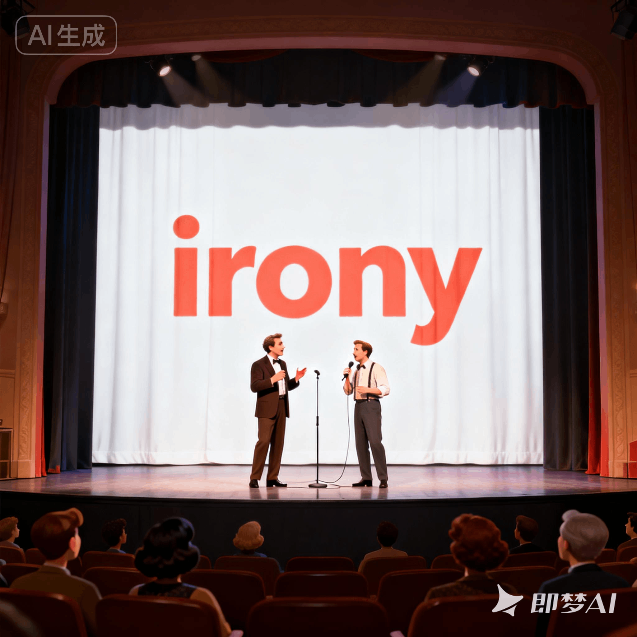 irony是什么意思_irony怎么读_音标'aɪrənɪ