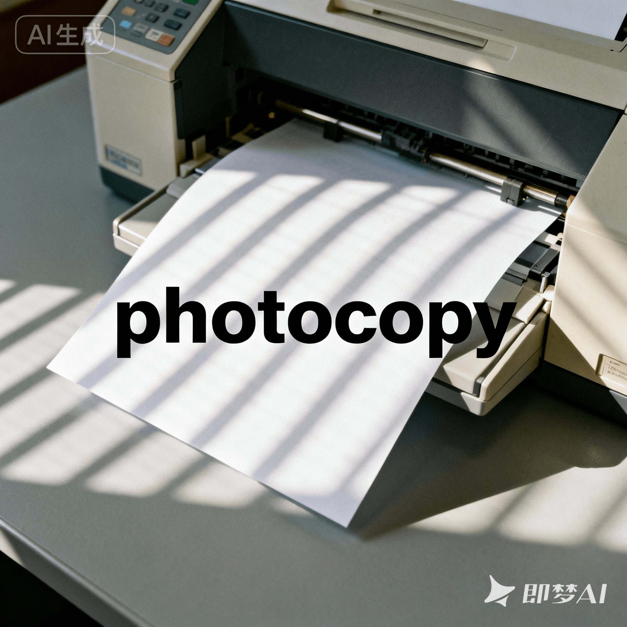 photocopy是什么意思_photocopy怎么读_音标ˈfəʊtəʊkɒpɪ